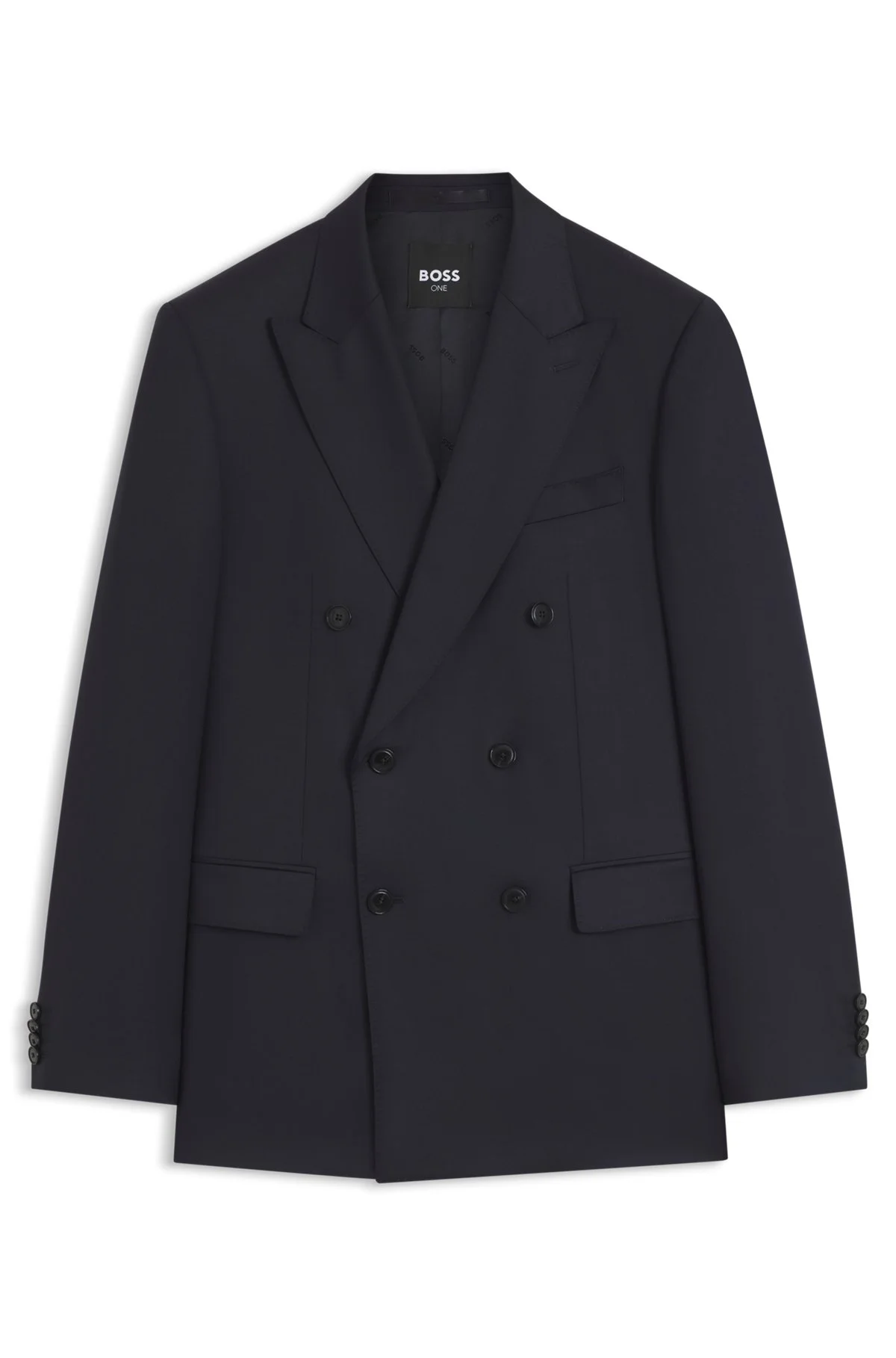 SLIM-FIT JACKET IN VIRGIN WOOL SERGE - 1