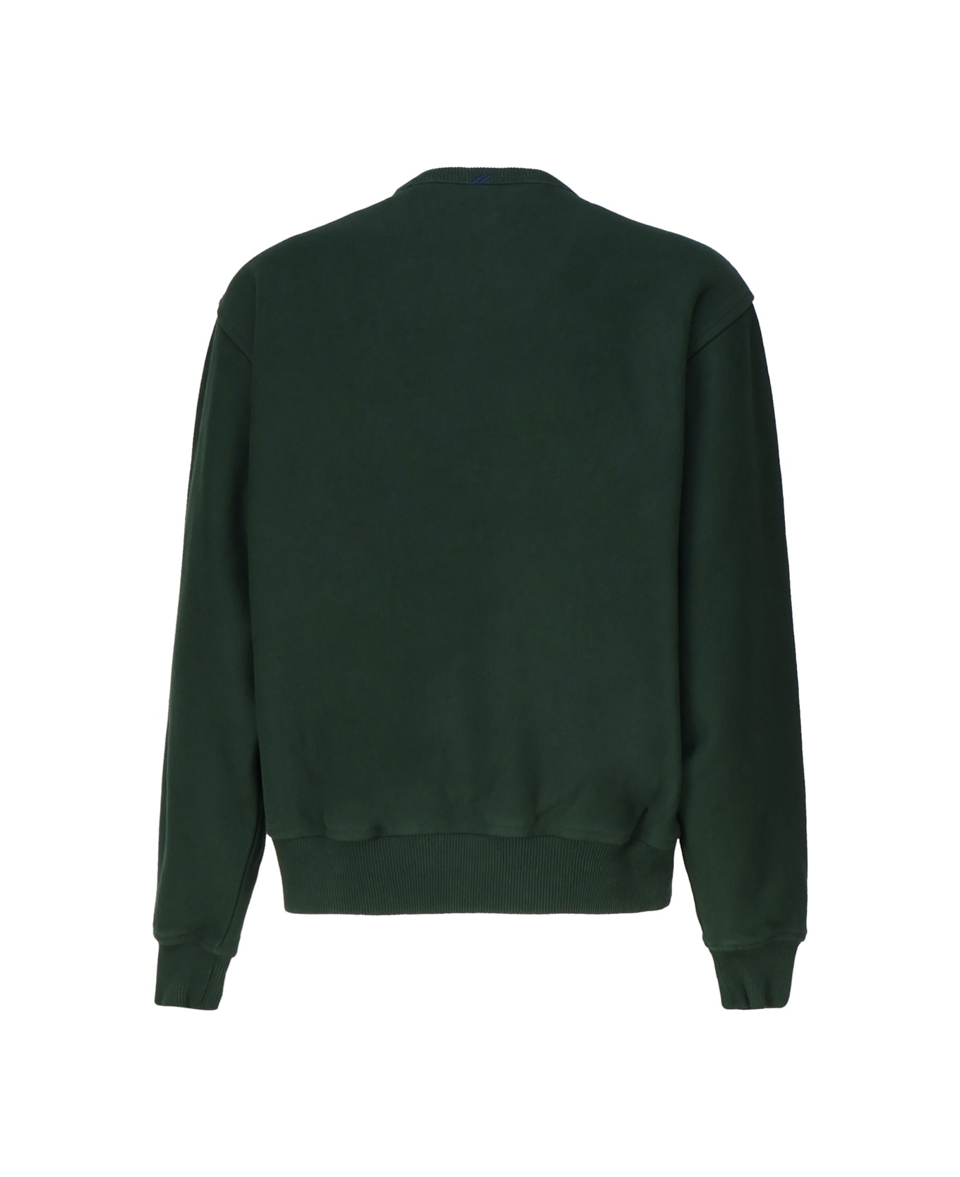 Logo Embroidered Ribbed Sweatshirt - 3