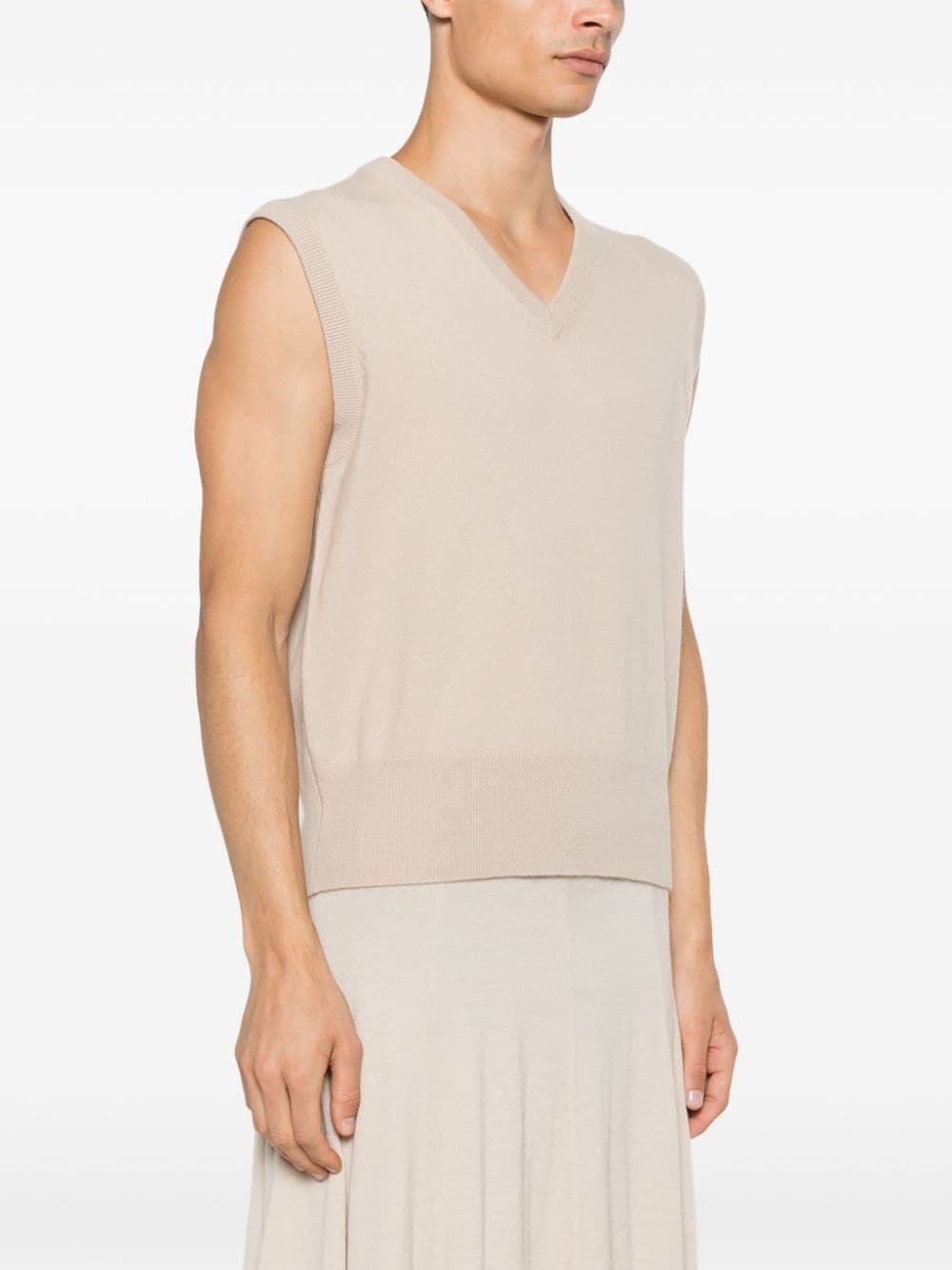 extreme cashmere Nº243 Spencer vest | REVERSIBLE