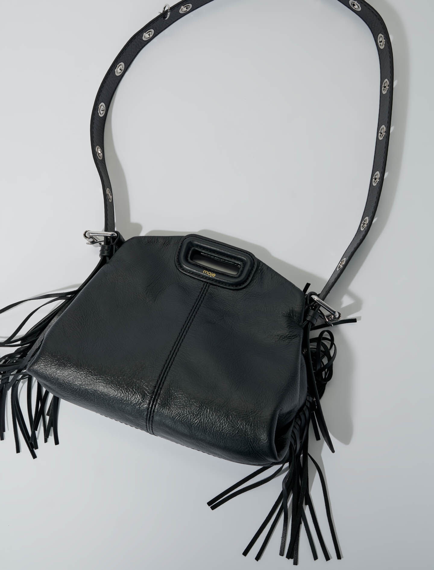 Crackle leather mini Miss M bag - 3