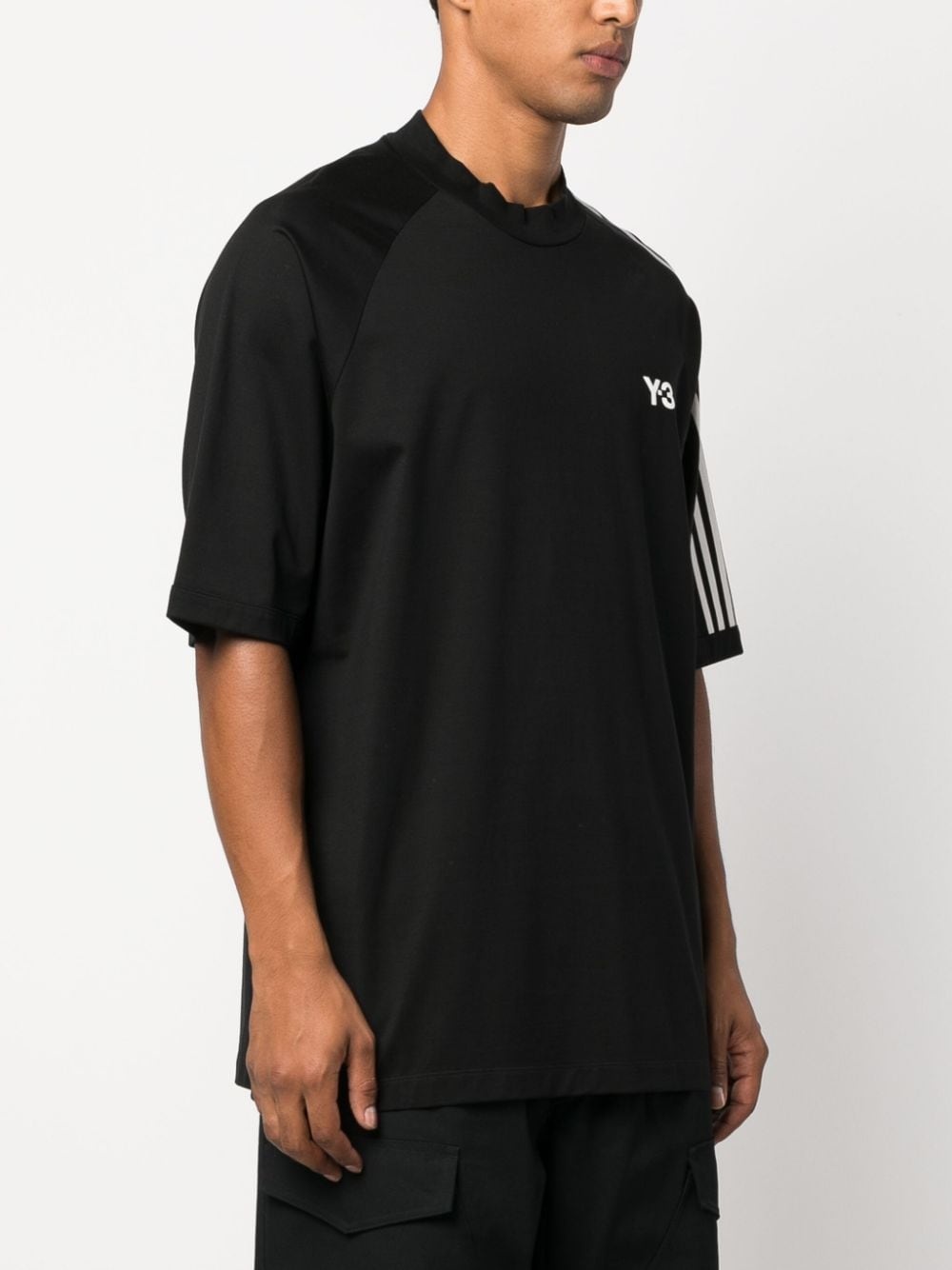 logo-print cotton T-shirt - 3