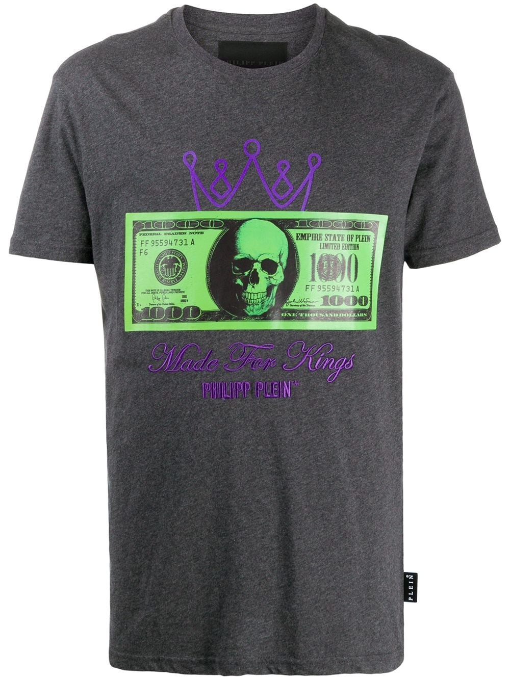 money print T-shirt - 1