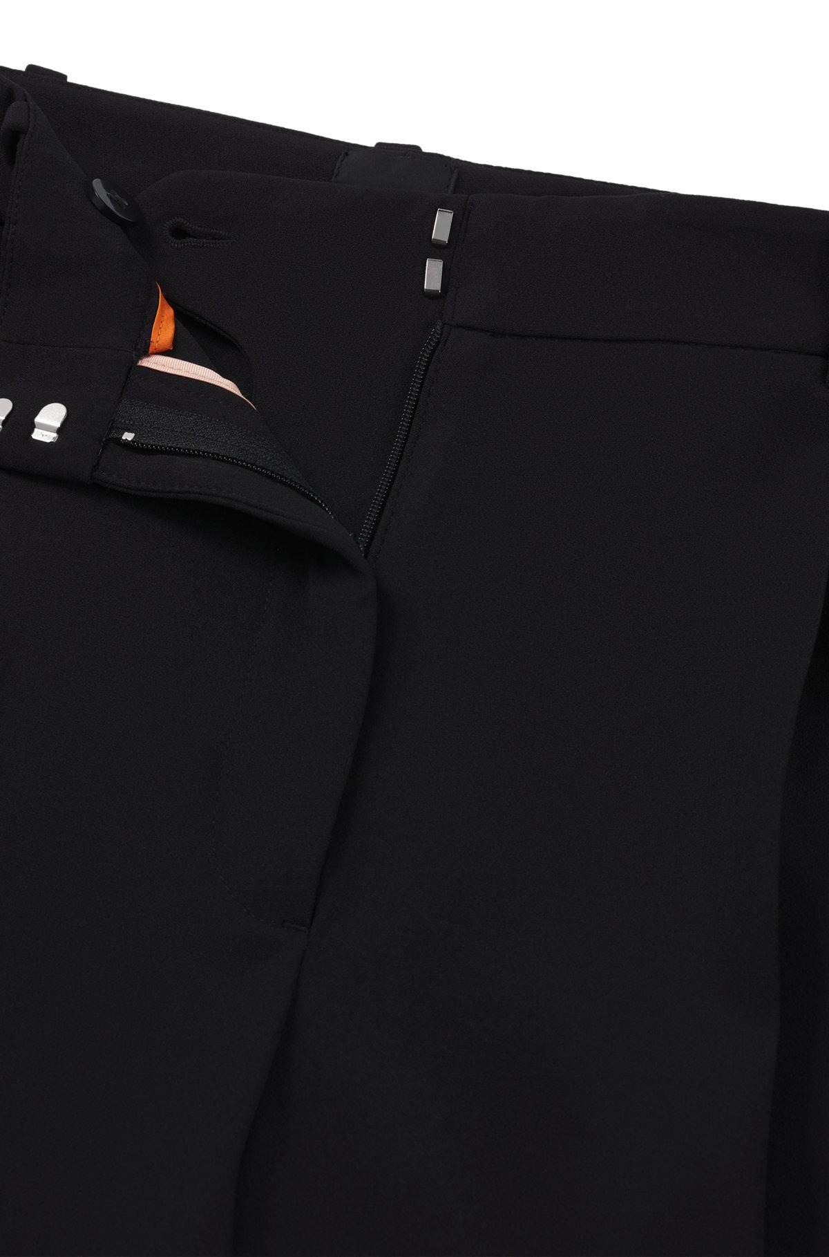 BOOT-LEG TROUSERS IN STRETCH FABRIC - 6