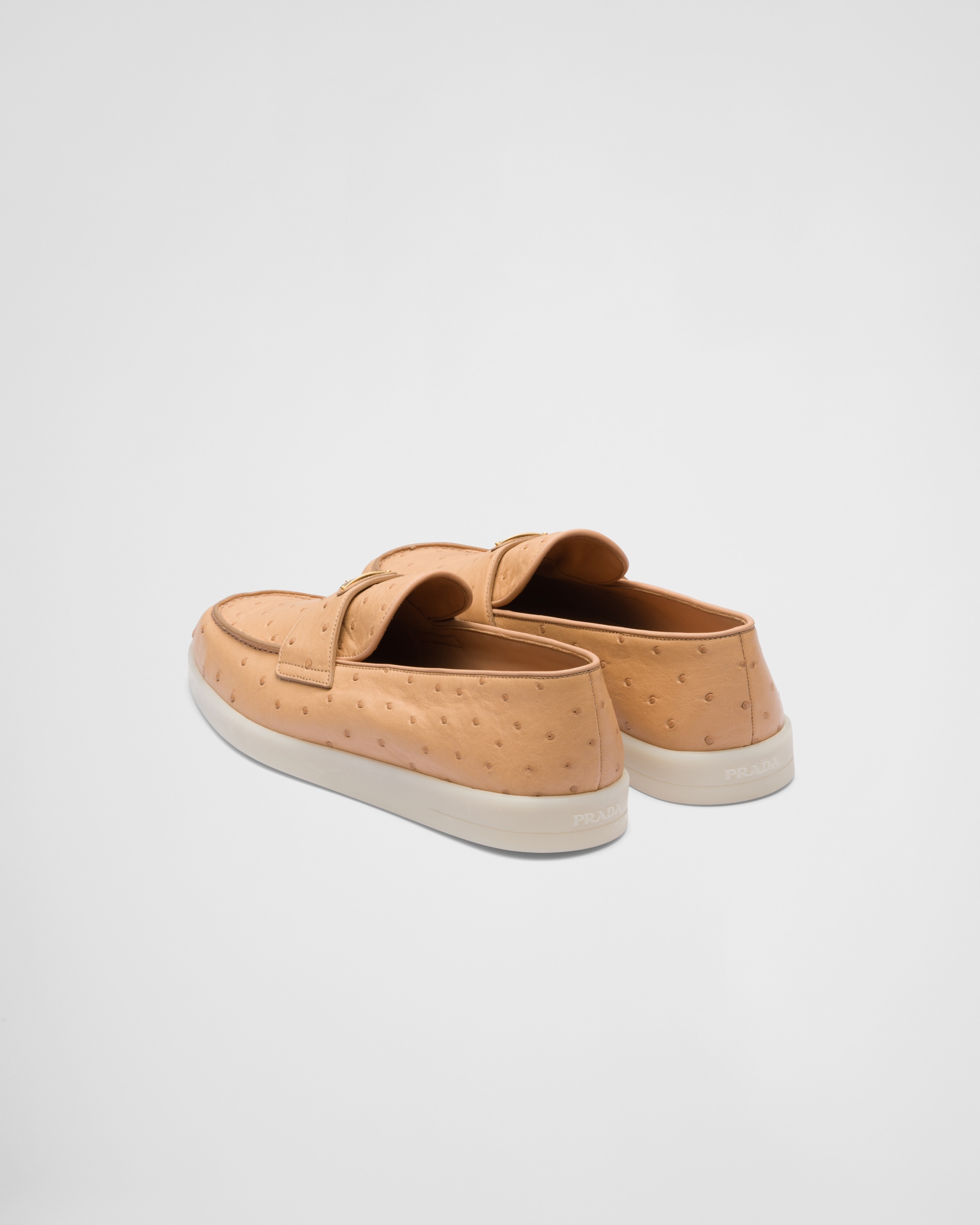 Ostrich leather loafers - 5