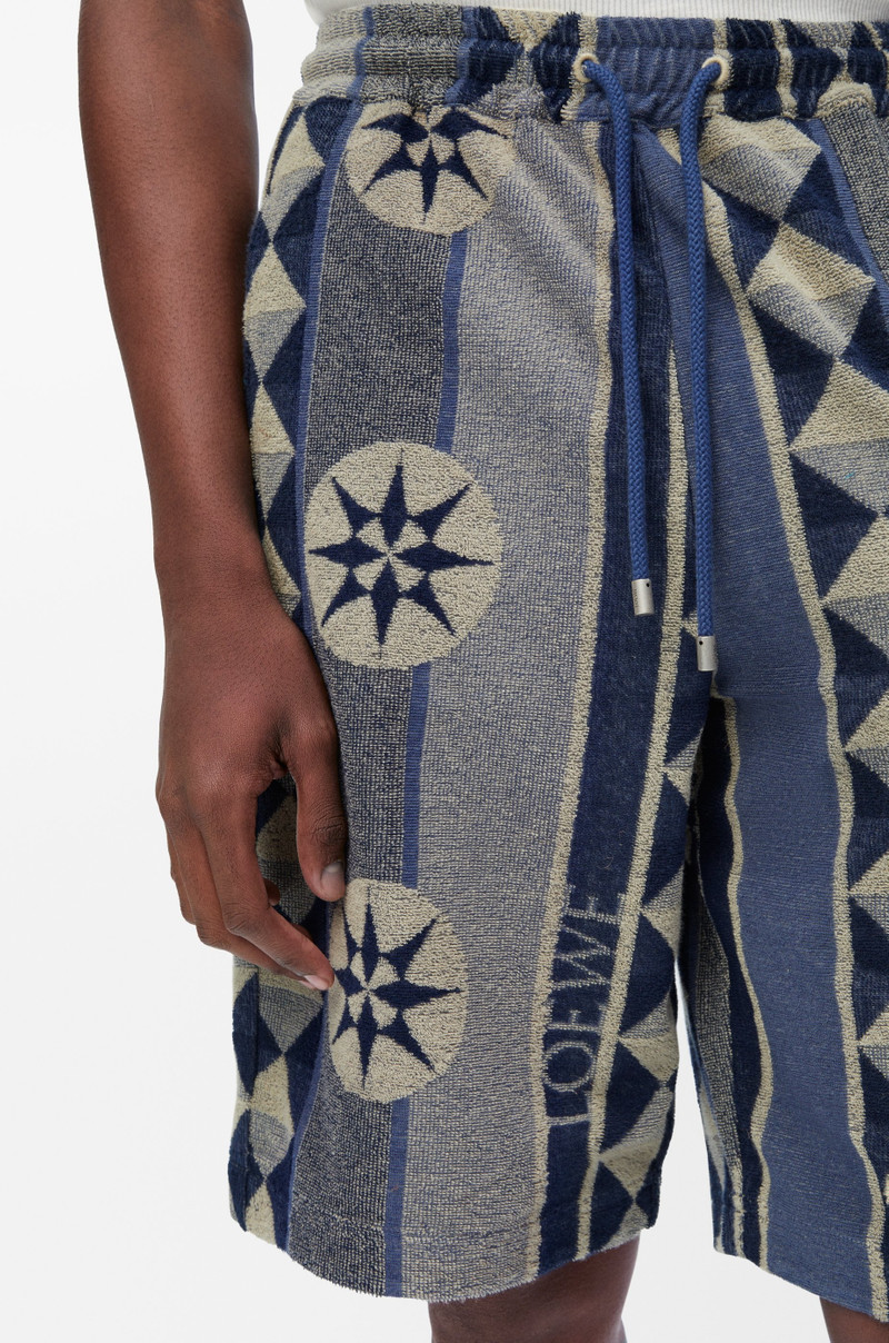 Shorts in terry cotton jacquard 5