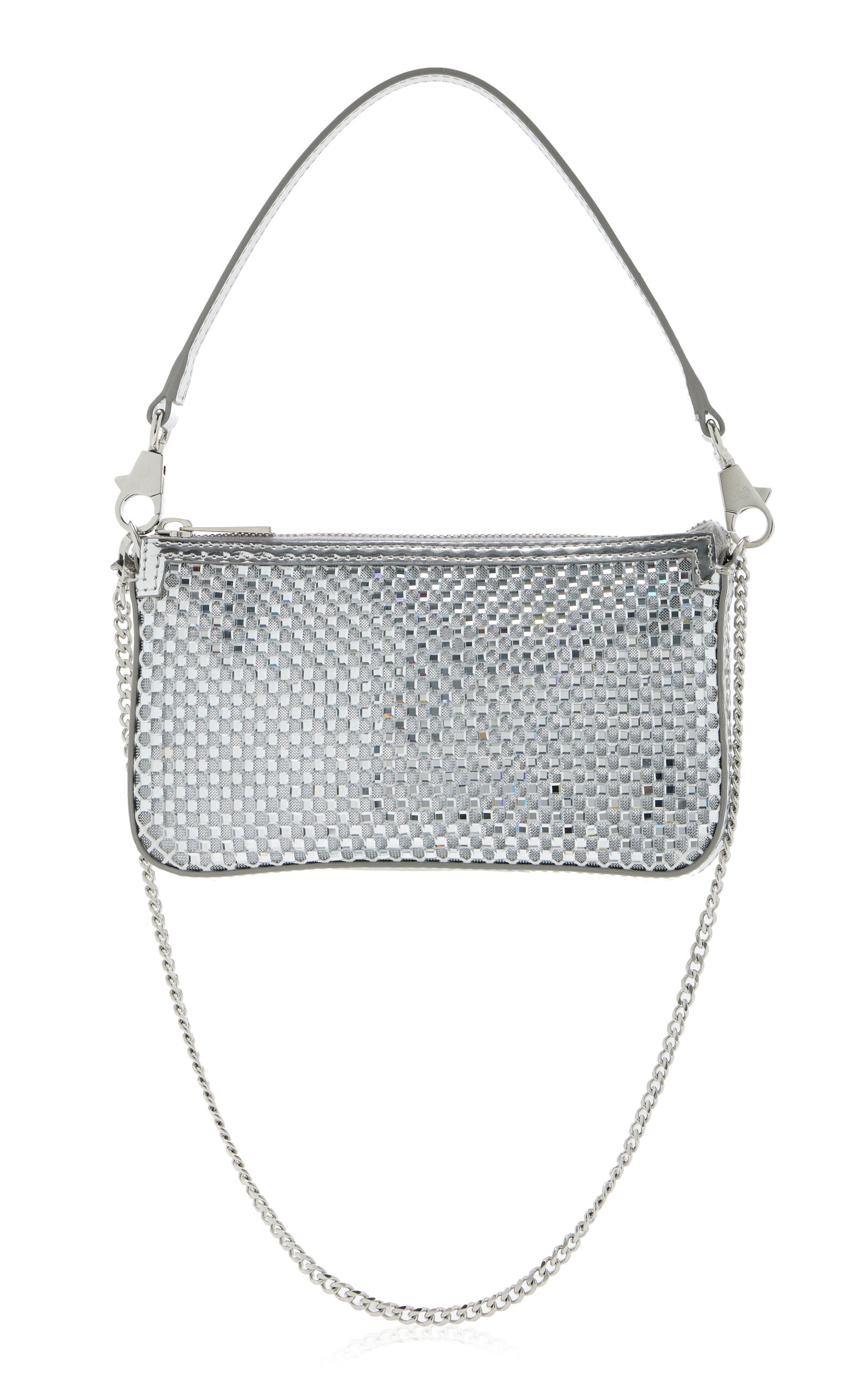 Loubila Mini Crystal Shoulder Bag silver - 5
