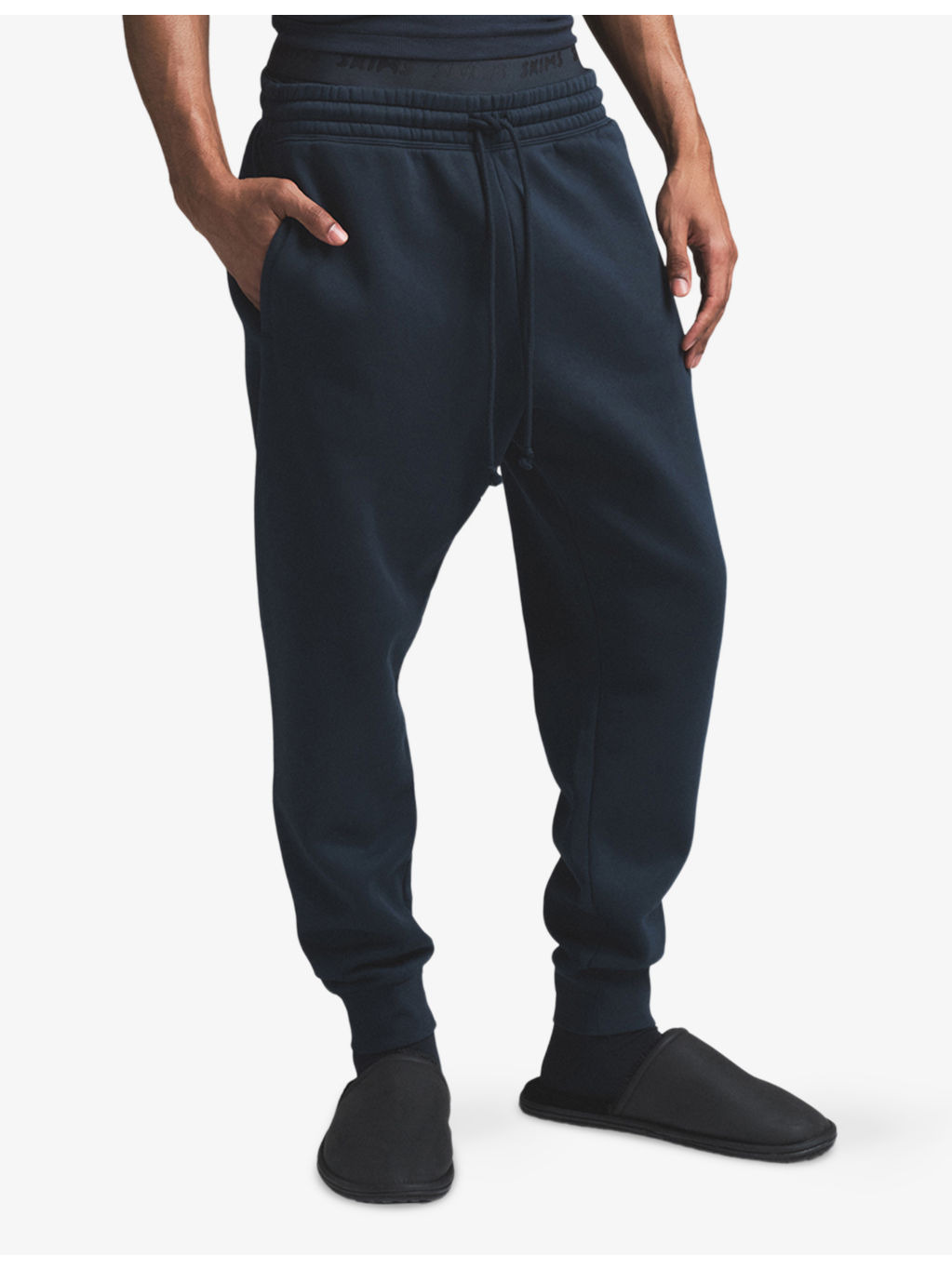 Lounge Relaxed Cotton-Jersey Jogging Bottoms - 3