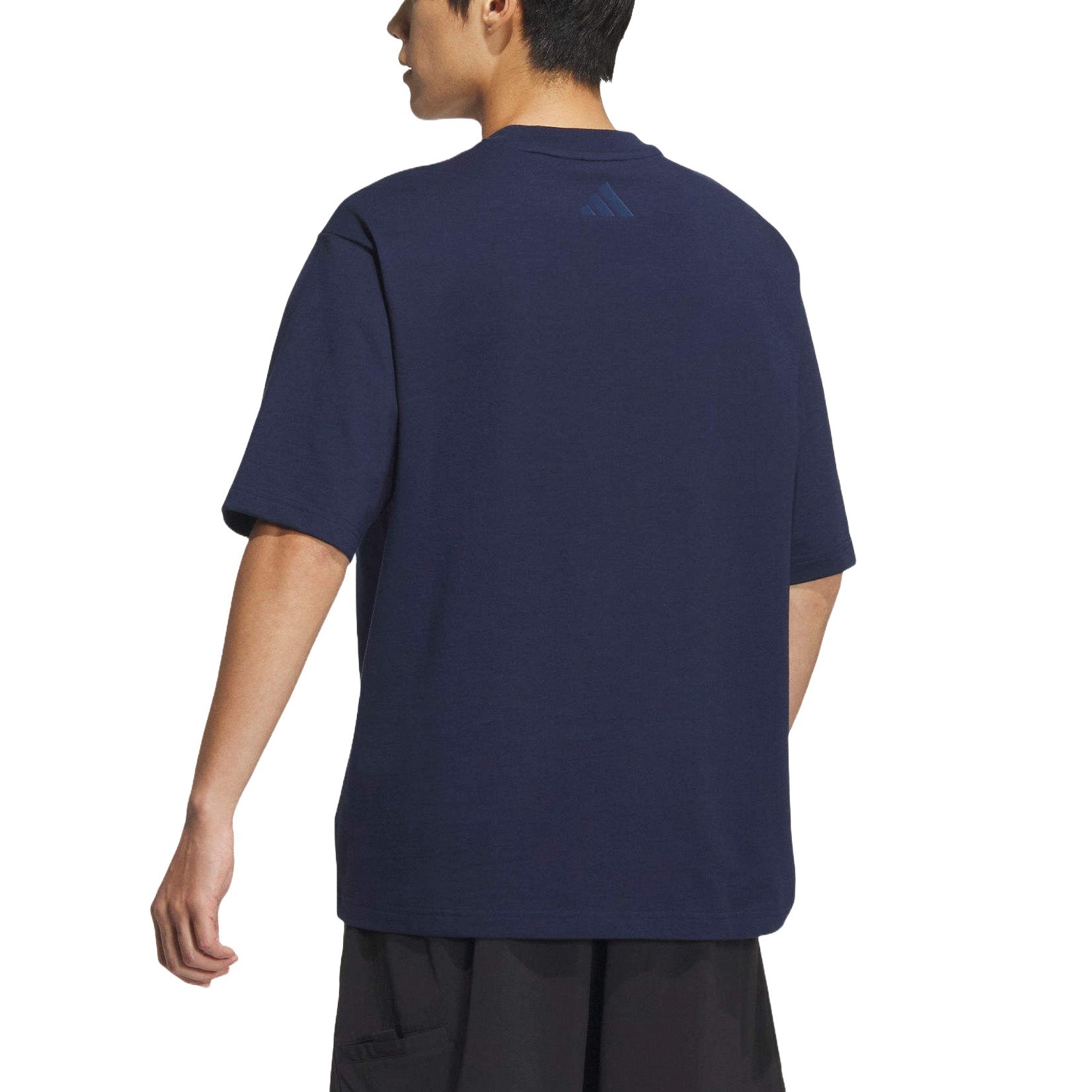 adidas MS Crewneck T-shirt 'Dark Blue' JN9473 - 2