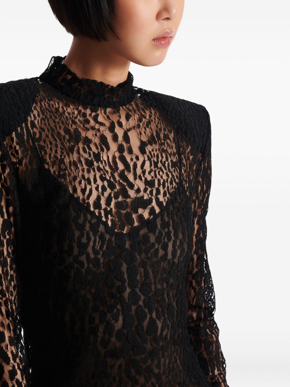 leopard-print bodycon dress - 7