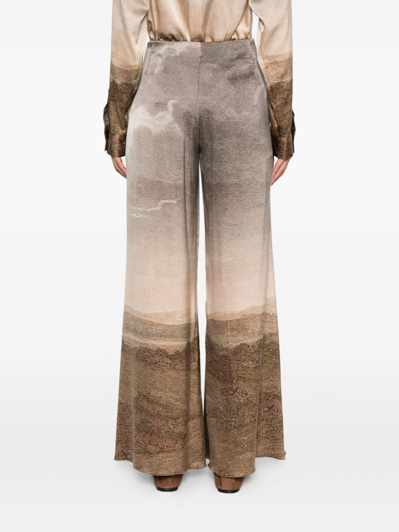 landscape-print wide-leg trousers 4