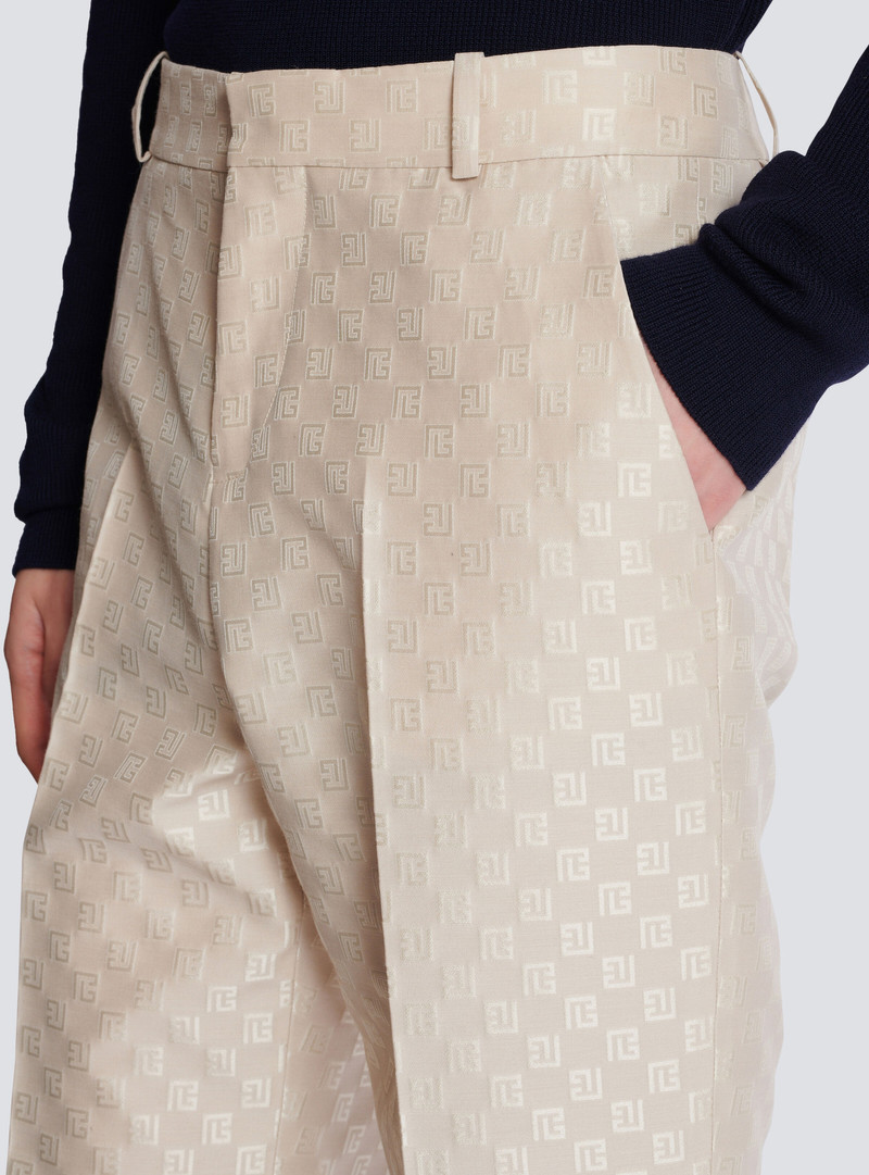 PB Labyrinth jacquard straight-leg trousers 6