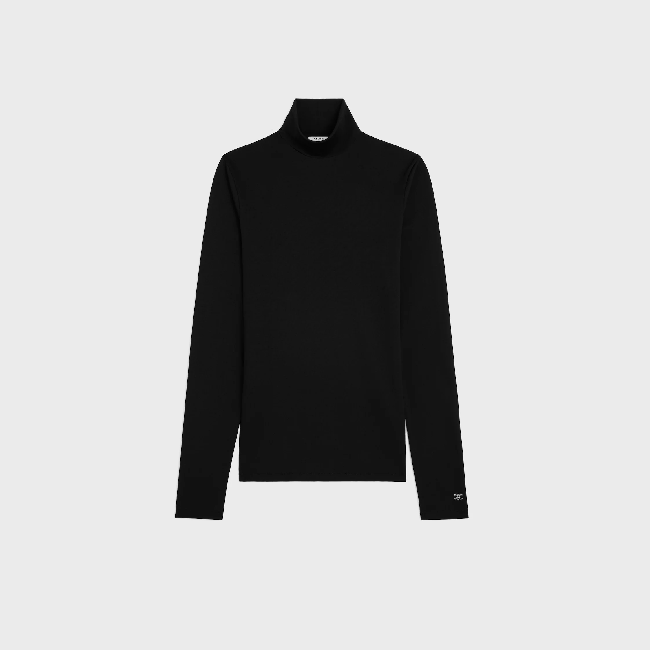 high neck top IN athletic cotton jersey - 1