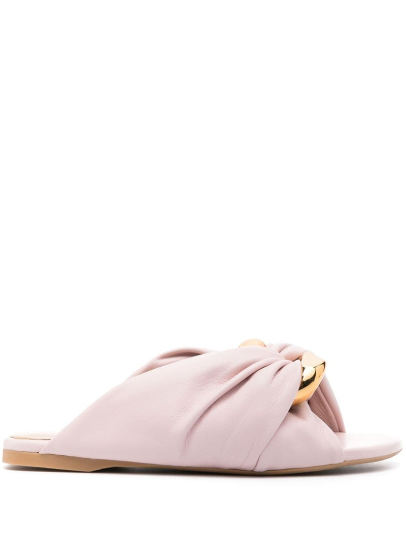 Corner leather sandals 1