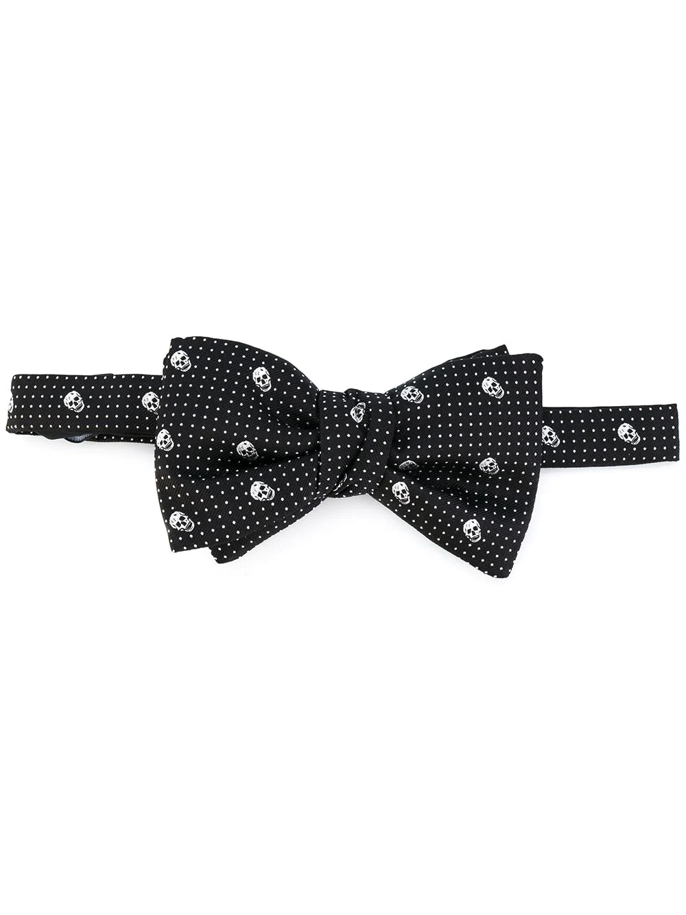 skull-print bow tie - 1