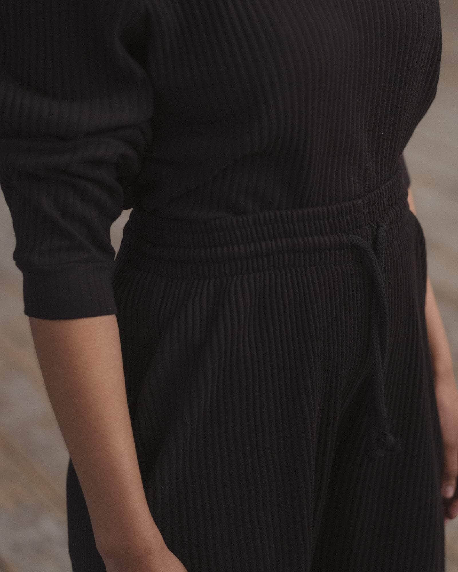 Sweatpants - Organic Cotton Rib Jersey - 4