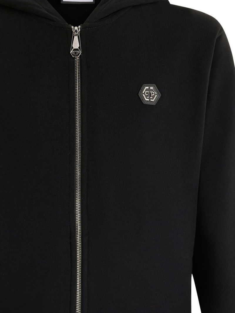 PHILIPP PLEIN zip basic hoodie outlook