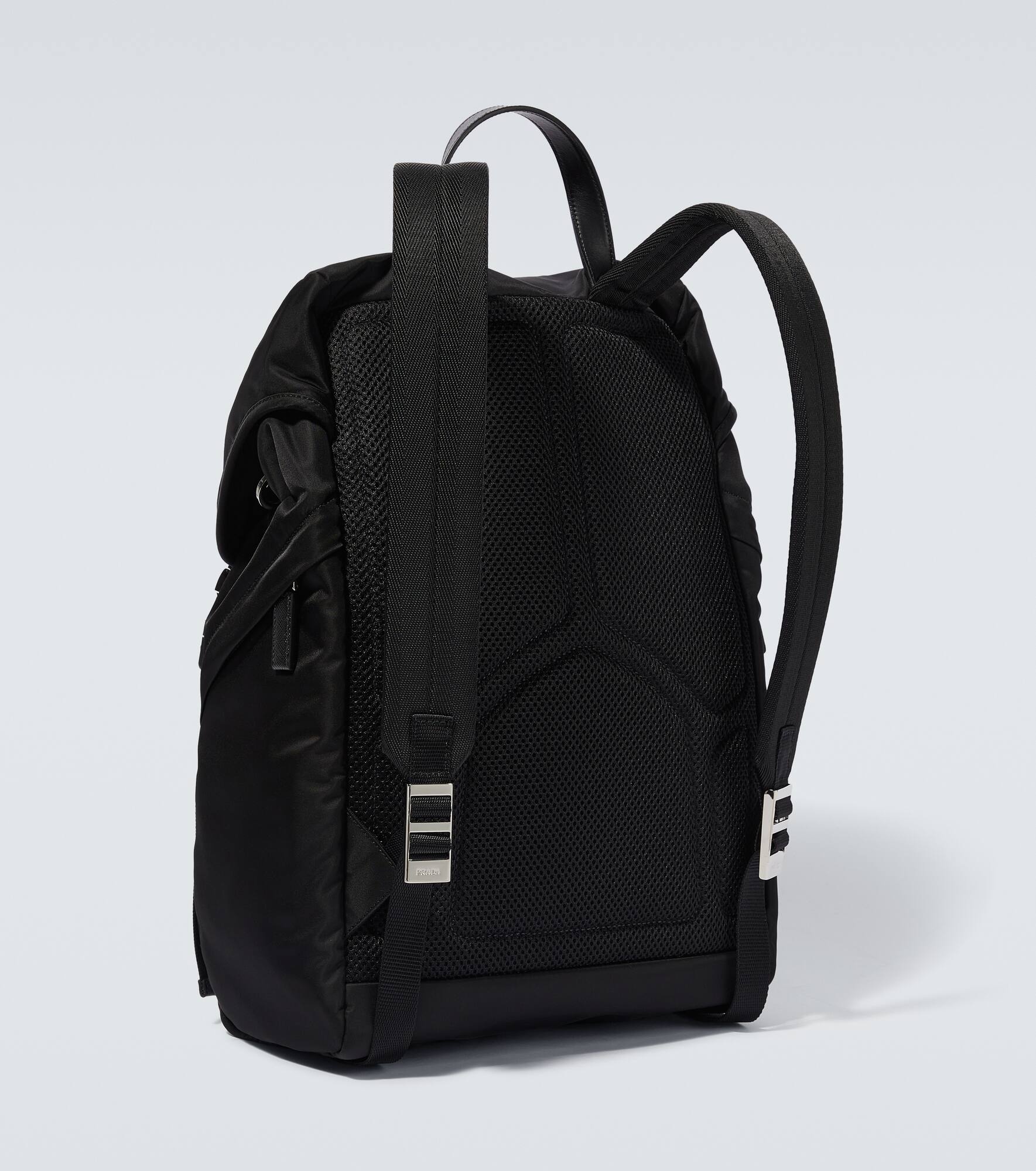 Re-Nylon logo backpack - 5