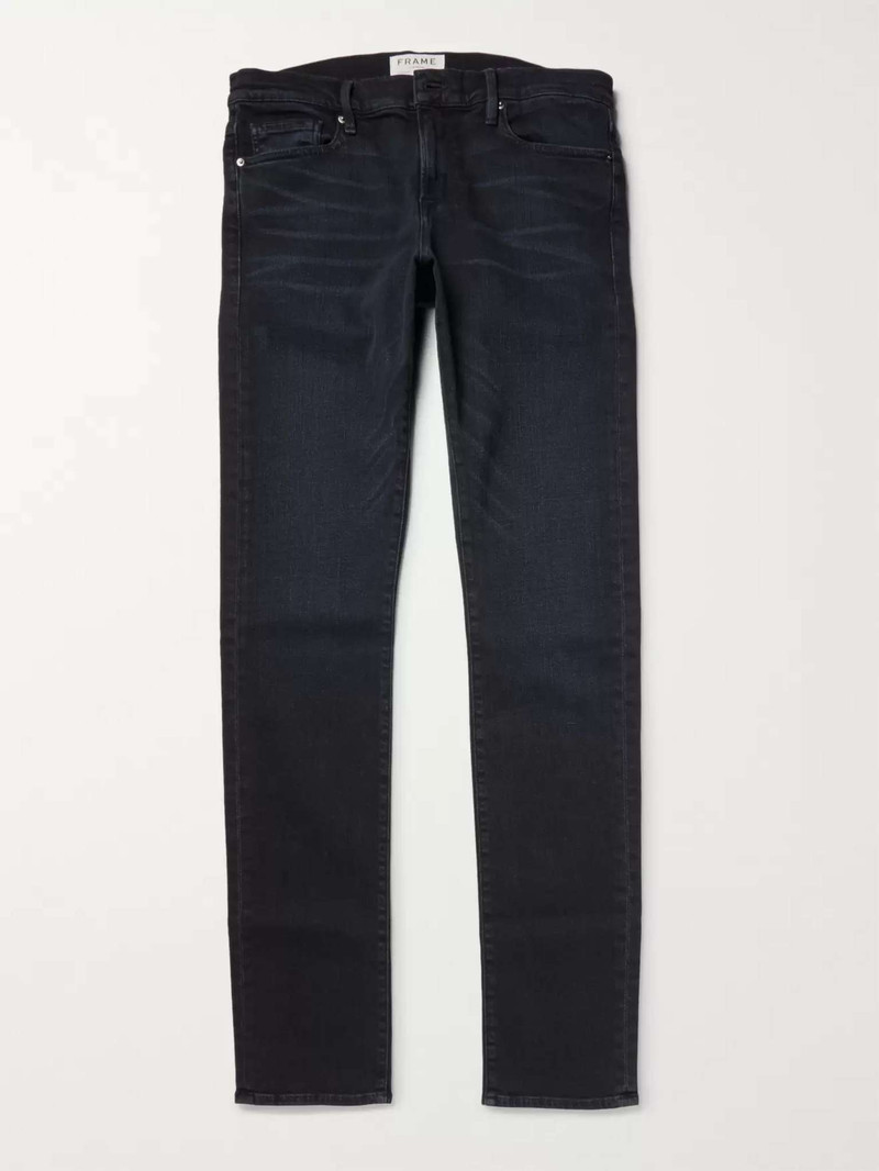 L'Homme Slim-Fit Dry Denim Jeans - 1
