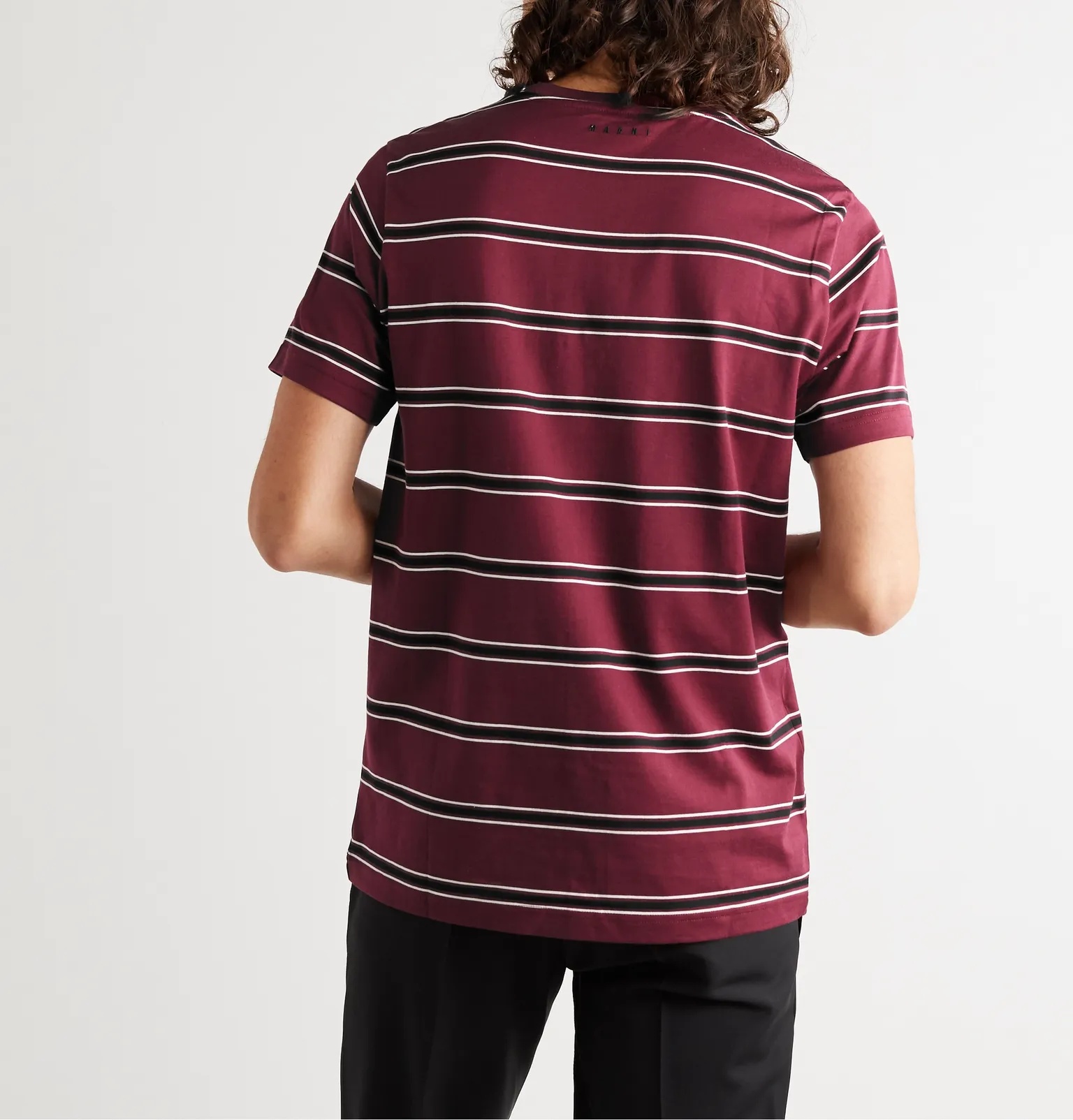 Striped Cotton-Jersey T-Shirt - 4