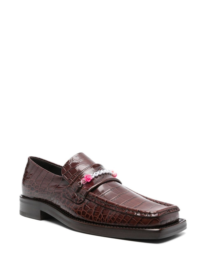 Martine Rose bead-logo loafers outlook