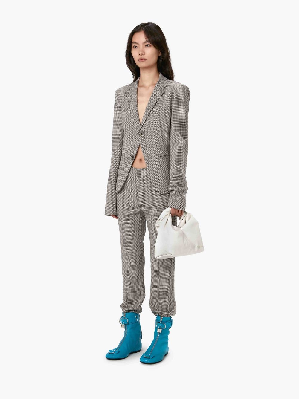 SHRUNKEN SINGLE-BREASTED BLAZER - 4