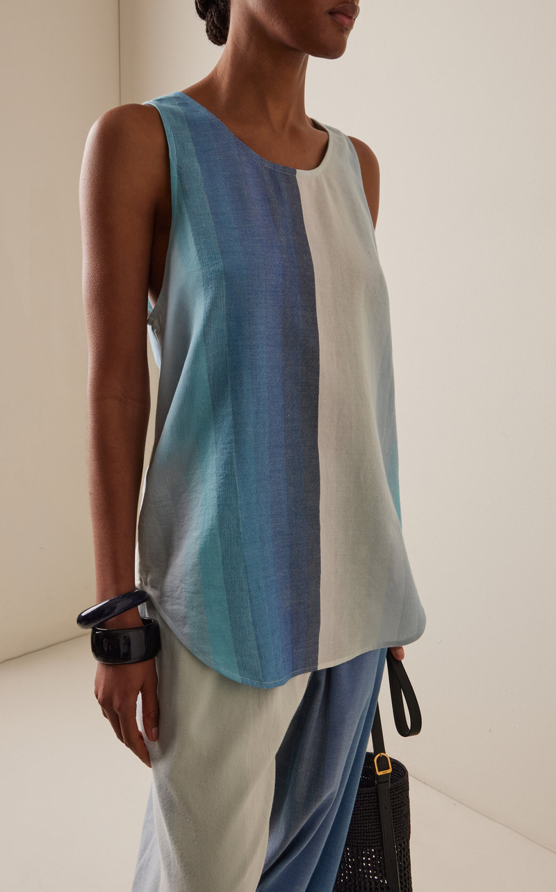 MARRAKSHI LIFE The Cotton Tank Top blue outlook
