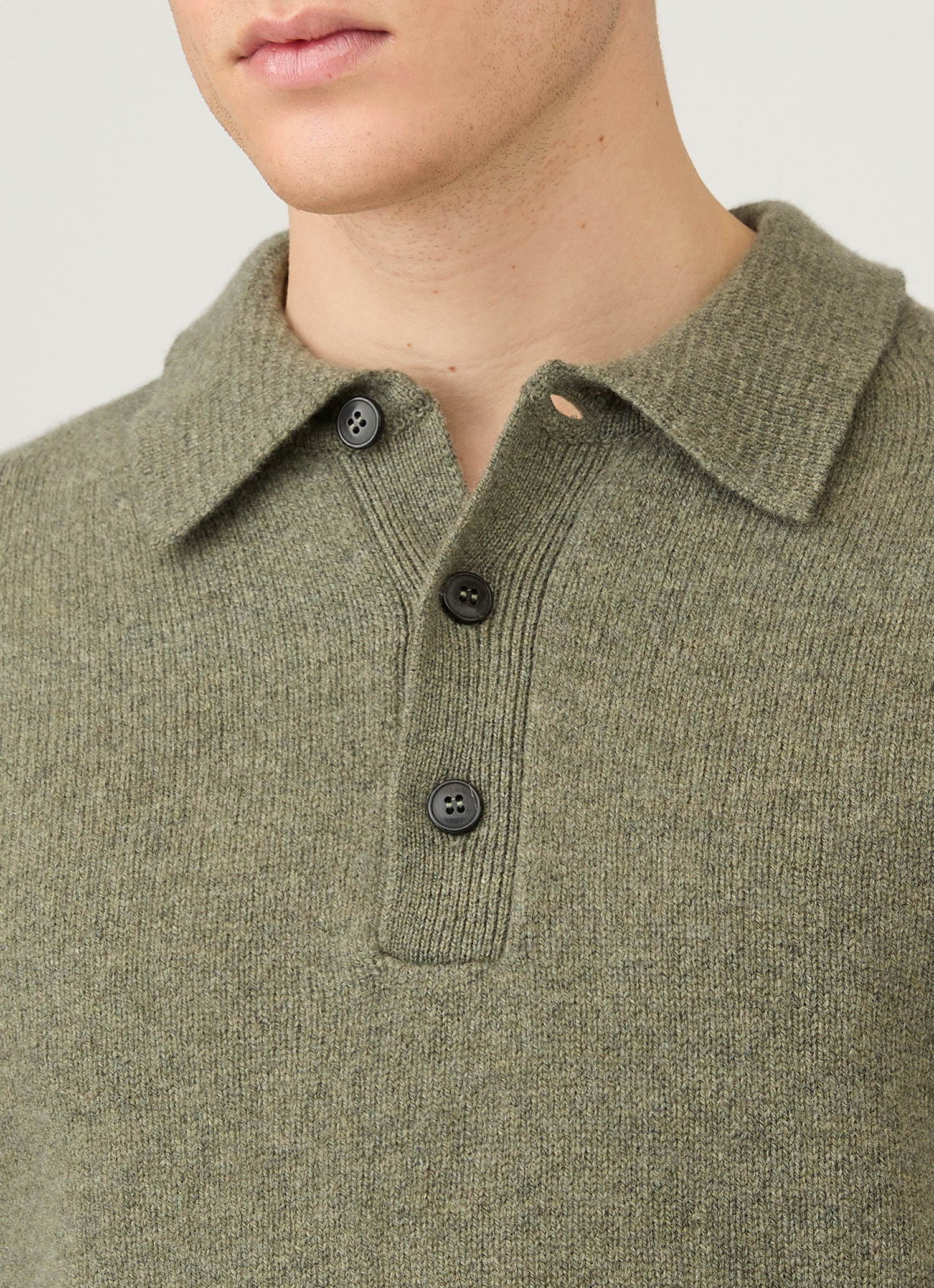 Lambswool Polo Shirt - 6
