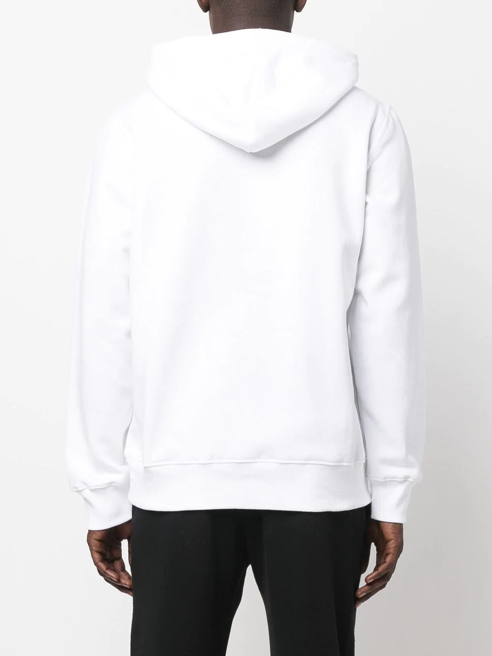 logo-print drawstring hoodie - 4