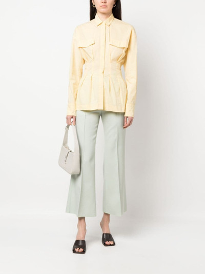 Lanvin cropped flared trousers outlook