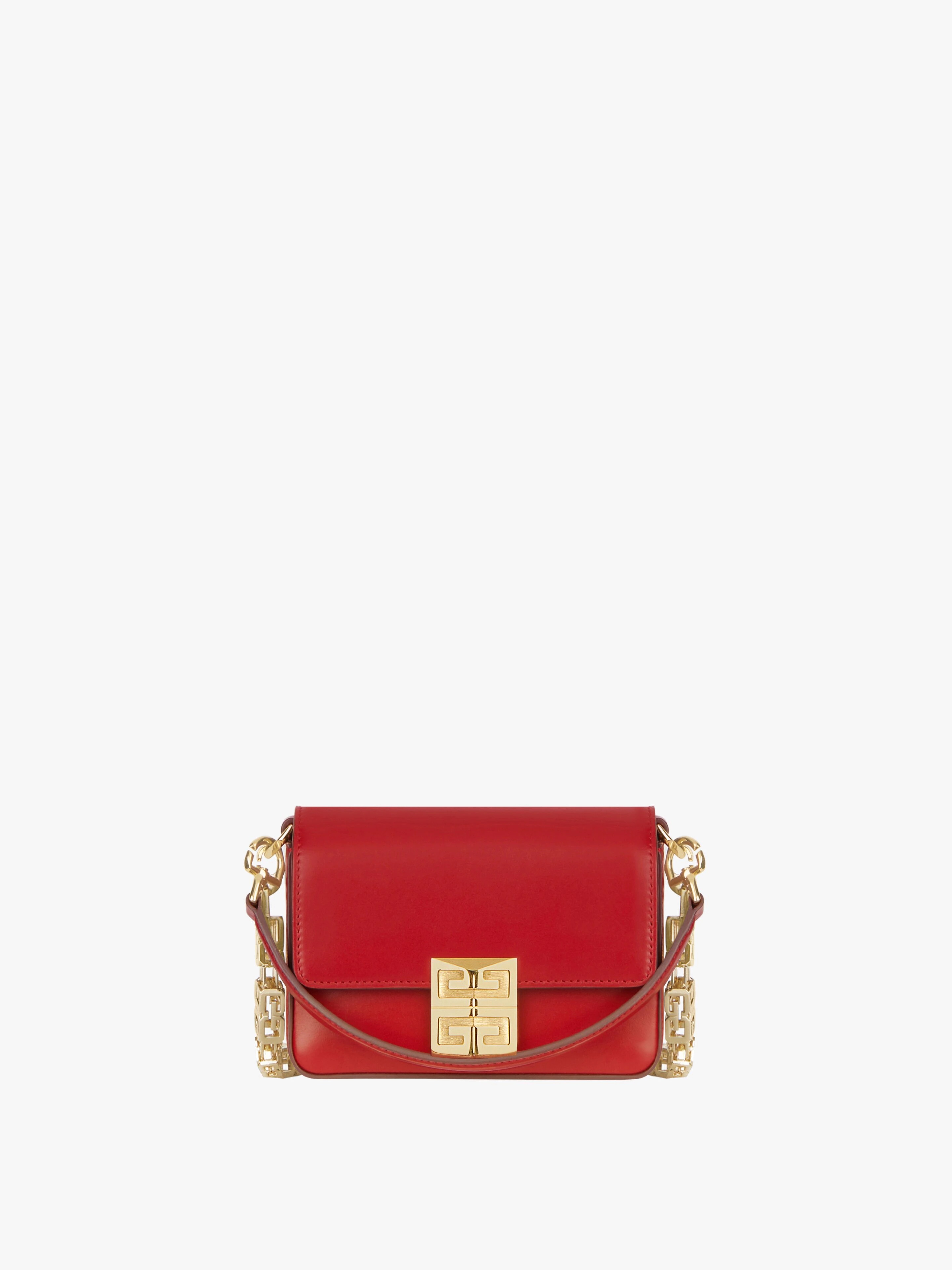 SMALL 4G BAG IN BOX LEATHER WITH CHAIN - 1