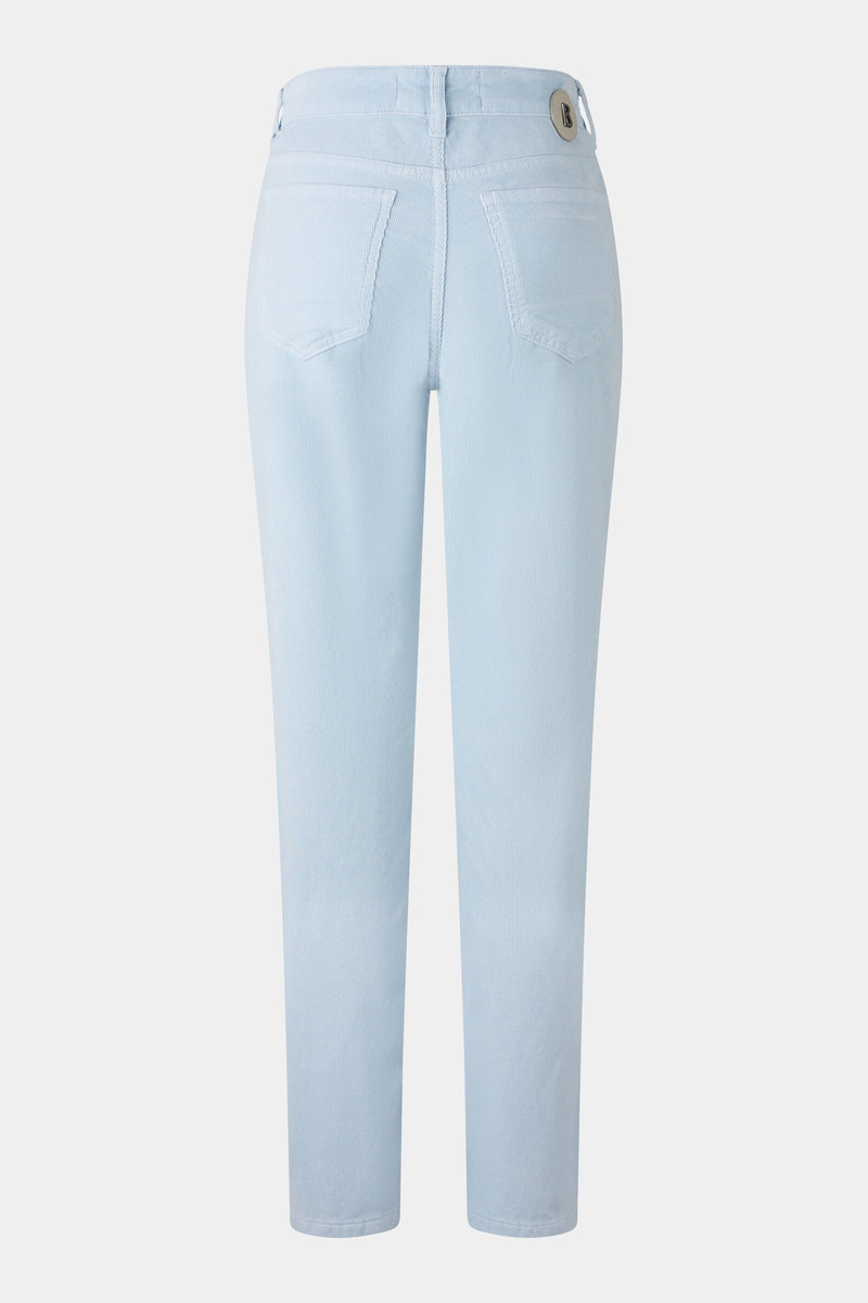 Julie 7/8 corduroy pants in Light blue 7