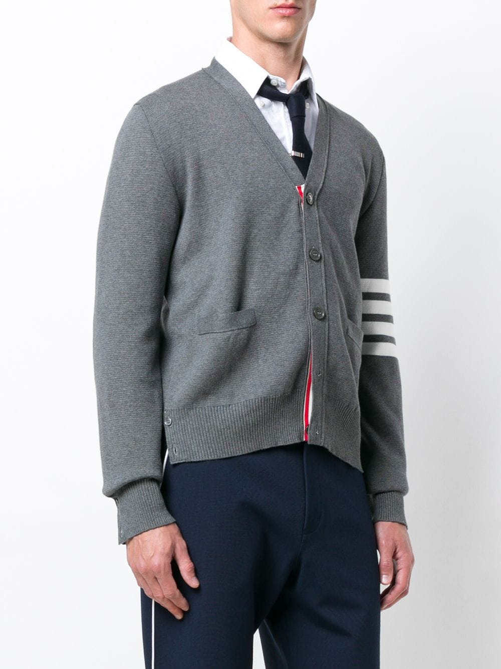 Milano Stitch V Neck Cardigan - 3