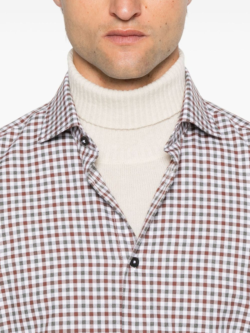 gingham-check shirt 5