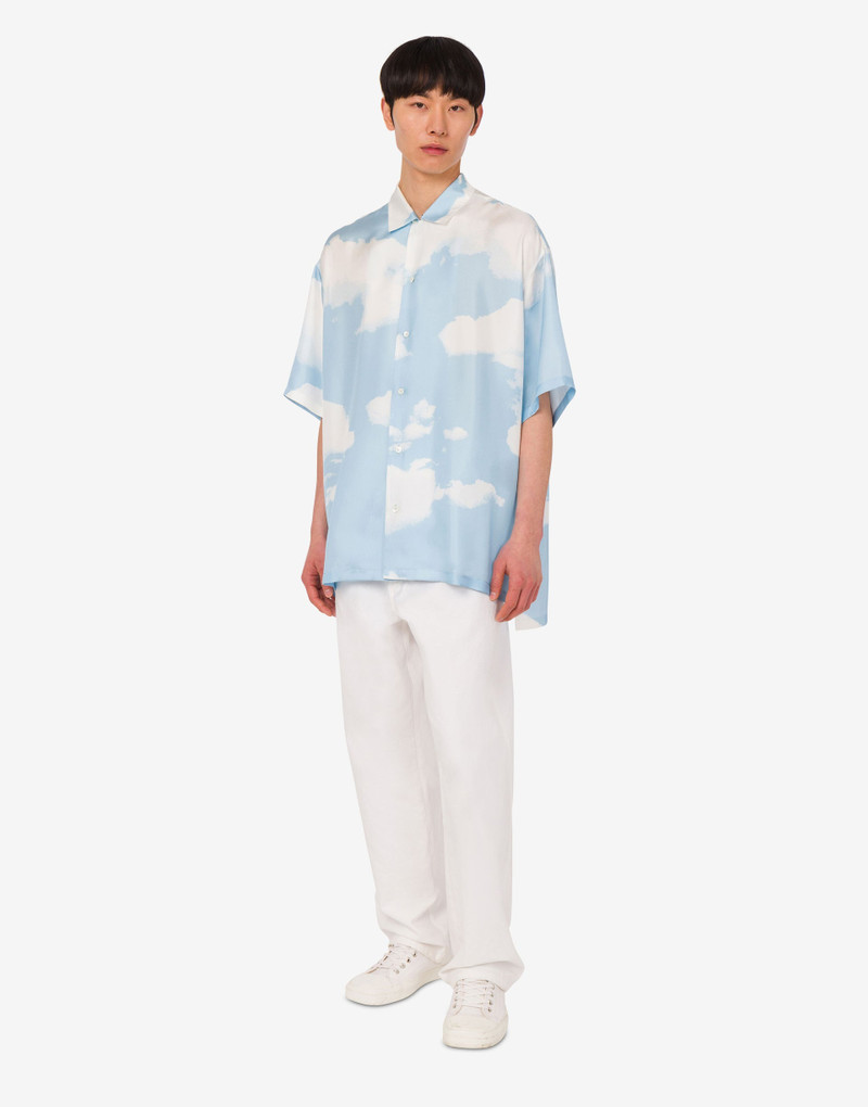 SILK TWILL SHIRT ARCHIVE CLOUDS 1