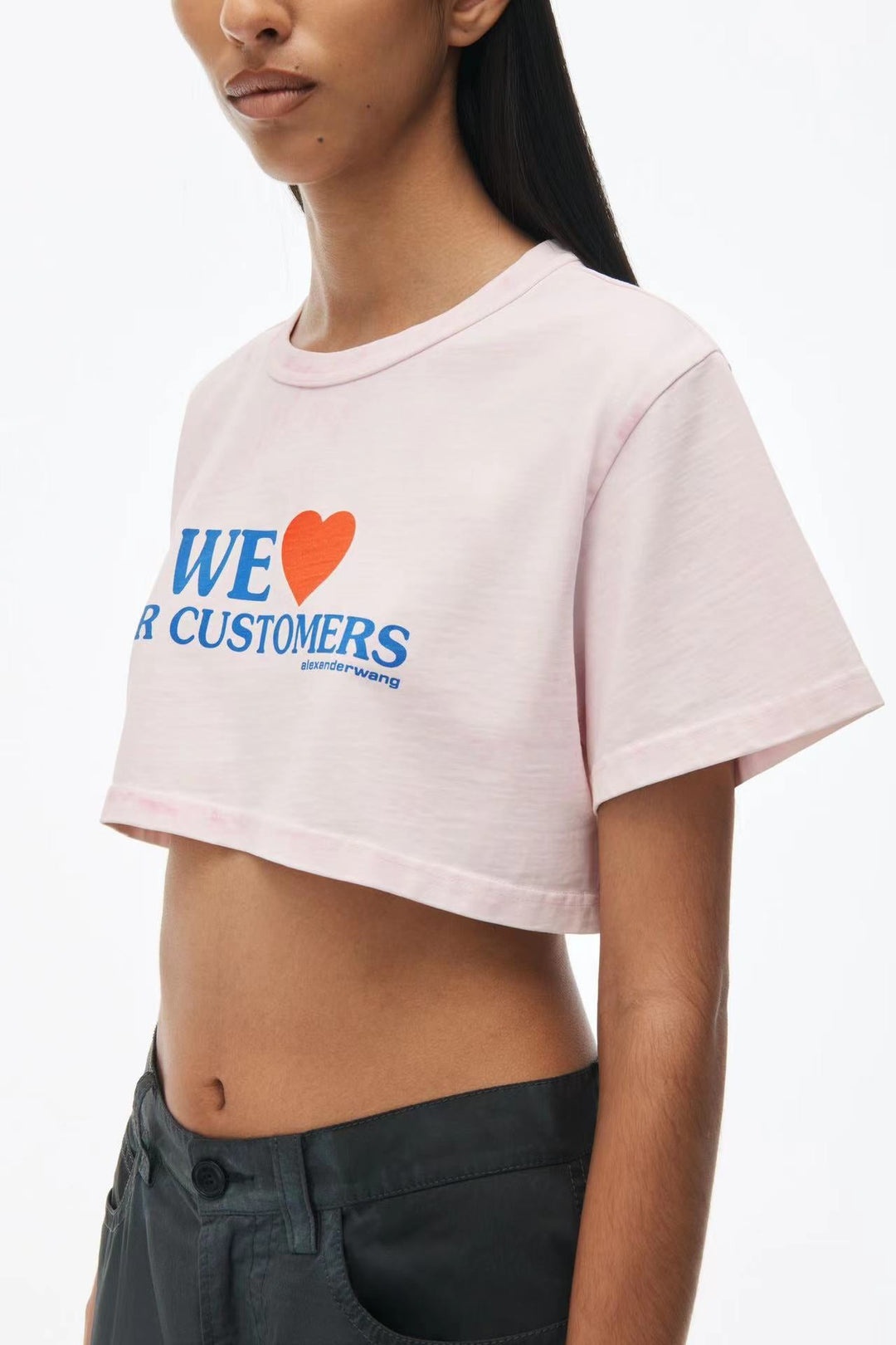 Love Our Customers Cropped Tee - 2