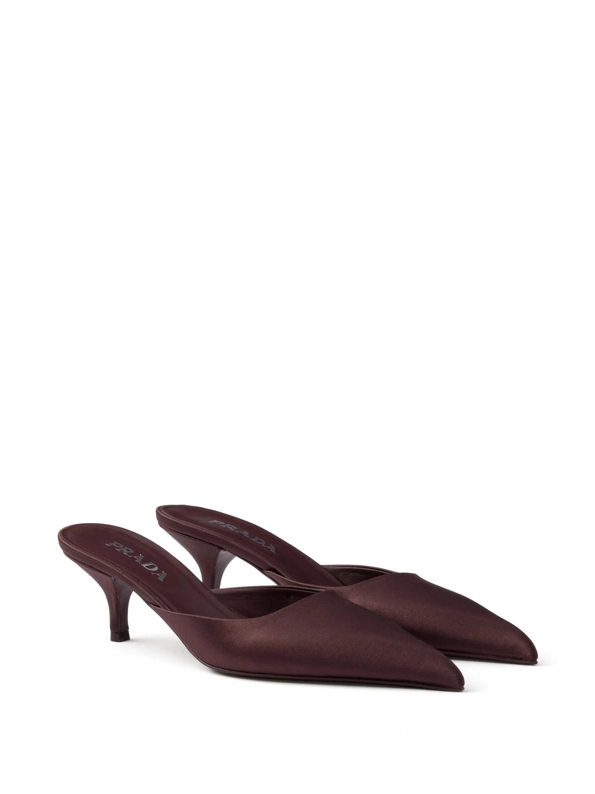 55mm satin mules - 2