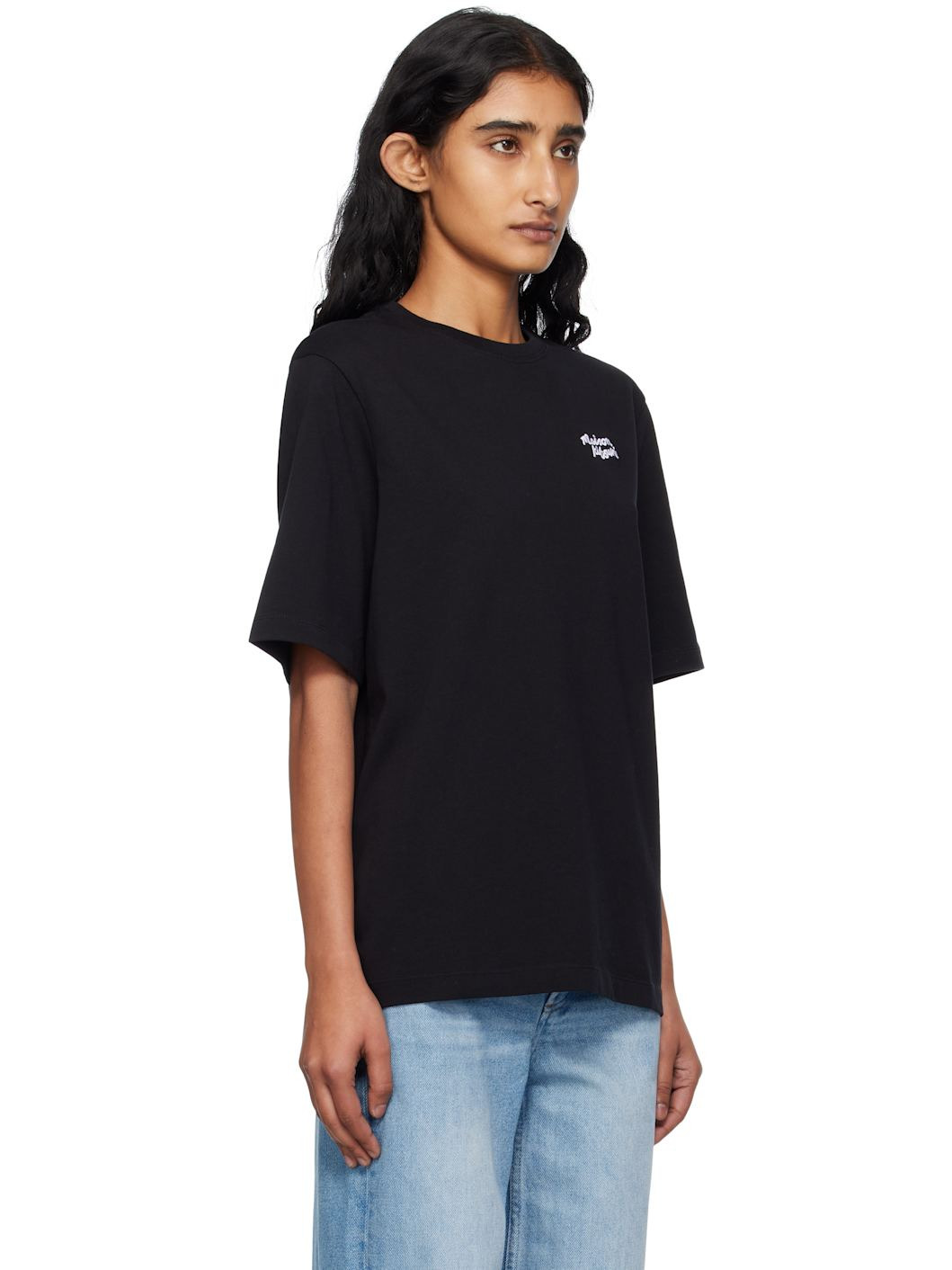 Black 'Maison Kitsuné' Handwriting Comfort T-shirt - 2