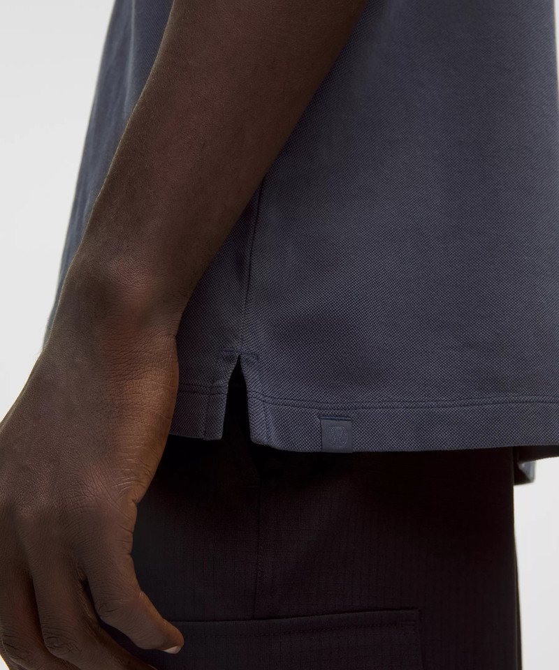 Cotton Pique Short-Sleeve Polo Shirt 5