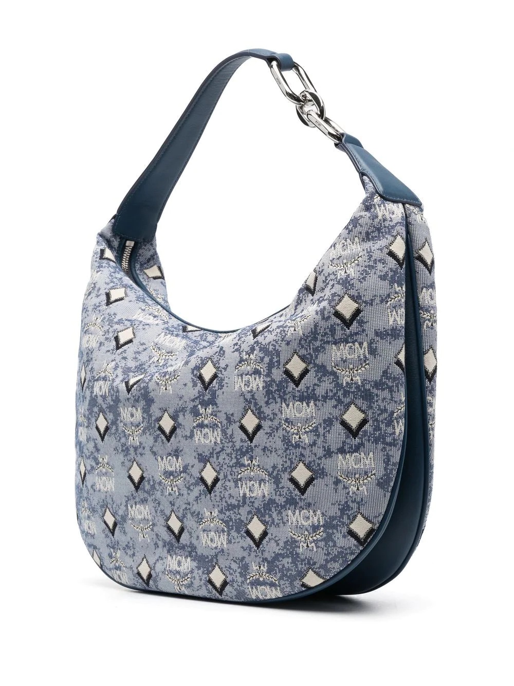 logo-jacquard shoulder bag - 3