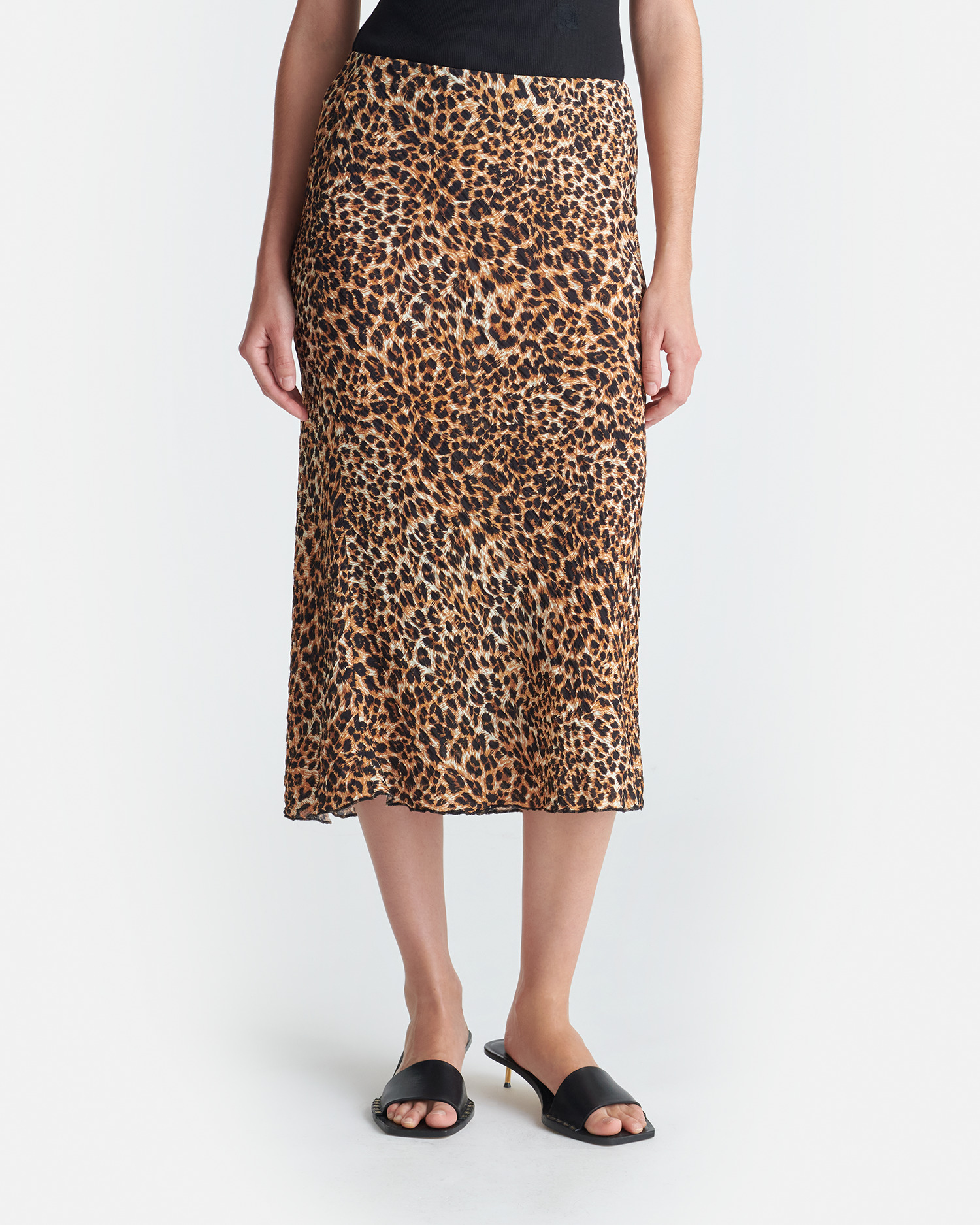 Printed Midi Skirt - 3