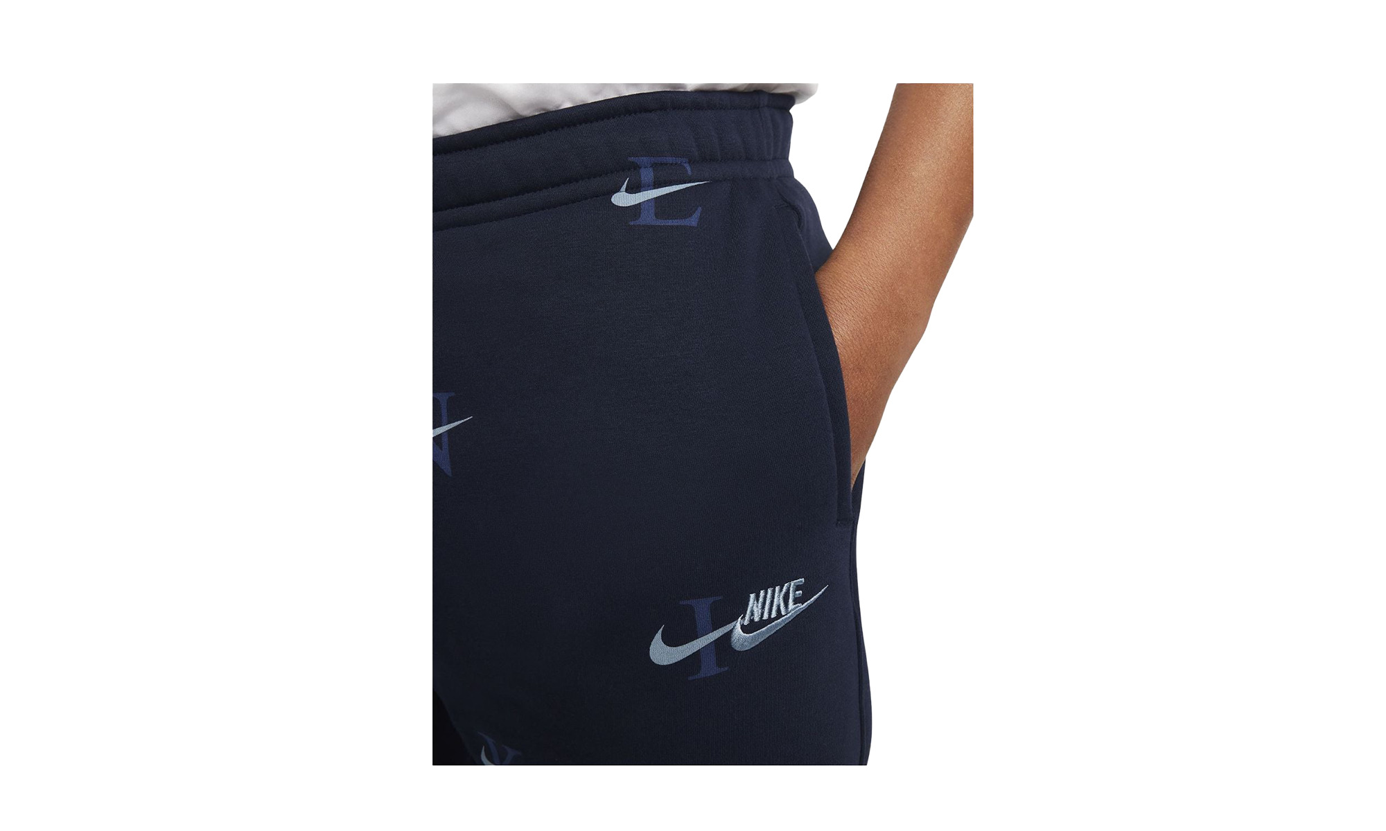 Sportswear Club Bb Aop Jogger Pants Mens Style "Midnight" - 2