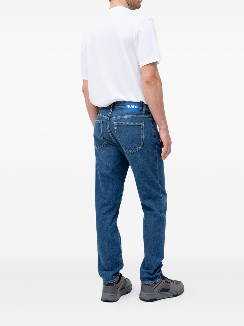 HUGO whiskering-effect jeans outlook