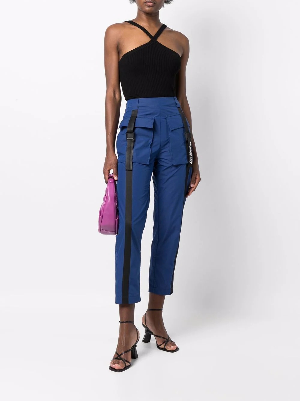 cropped cargo trousers - 2