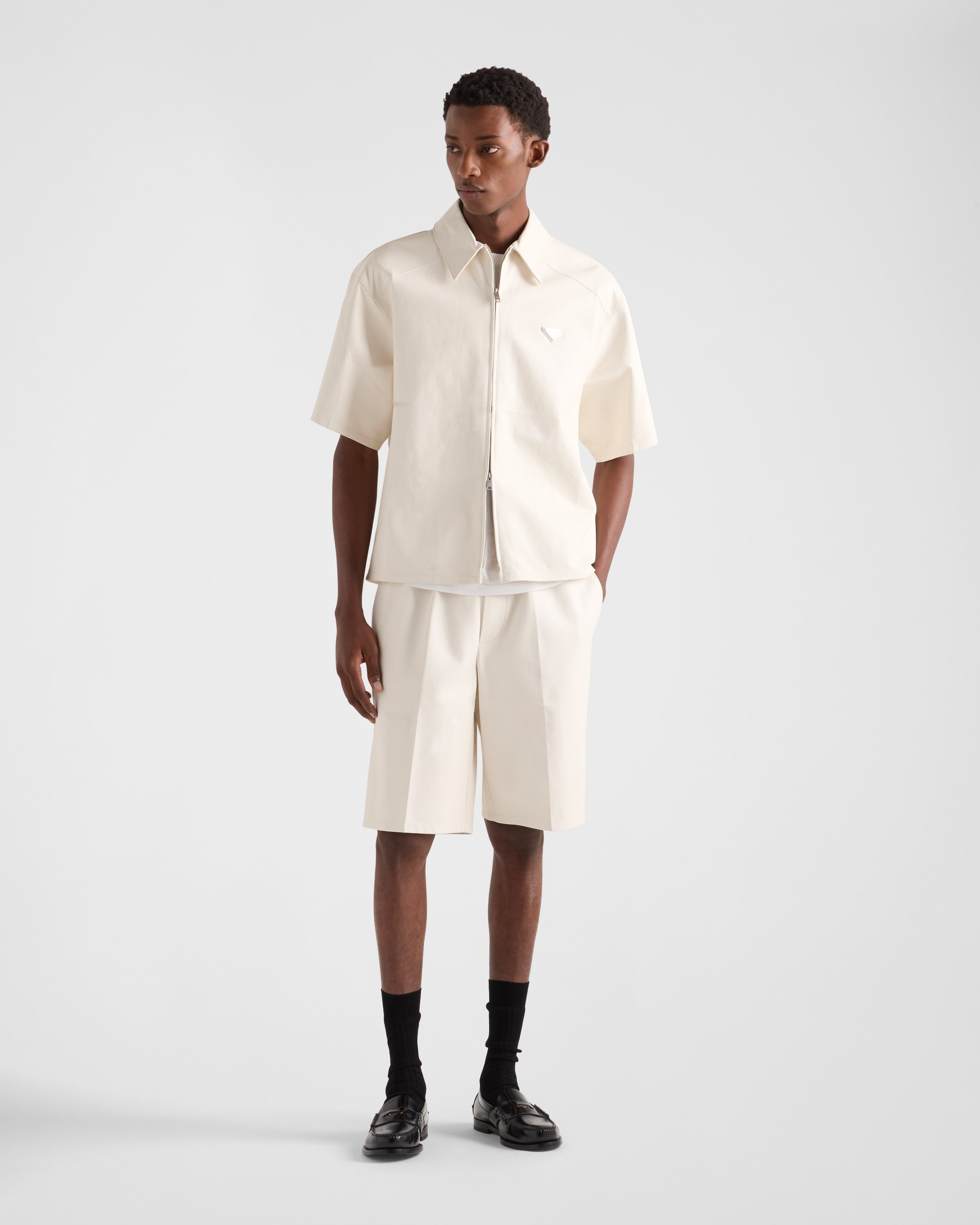 Nappa leather Bermudas - 2