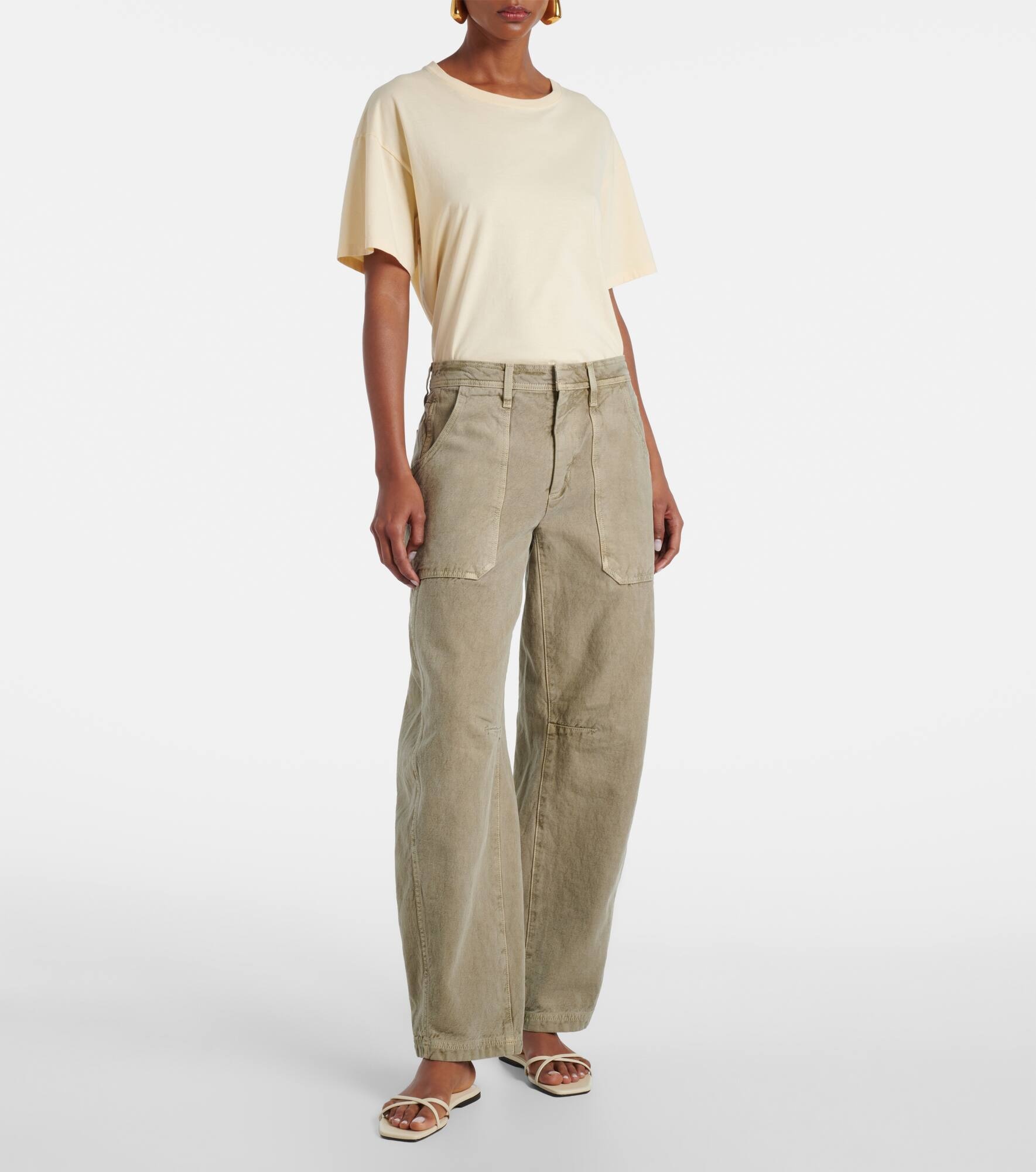 Rookie cotton barrel-leg cargo pants - 7