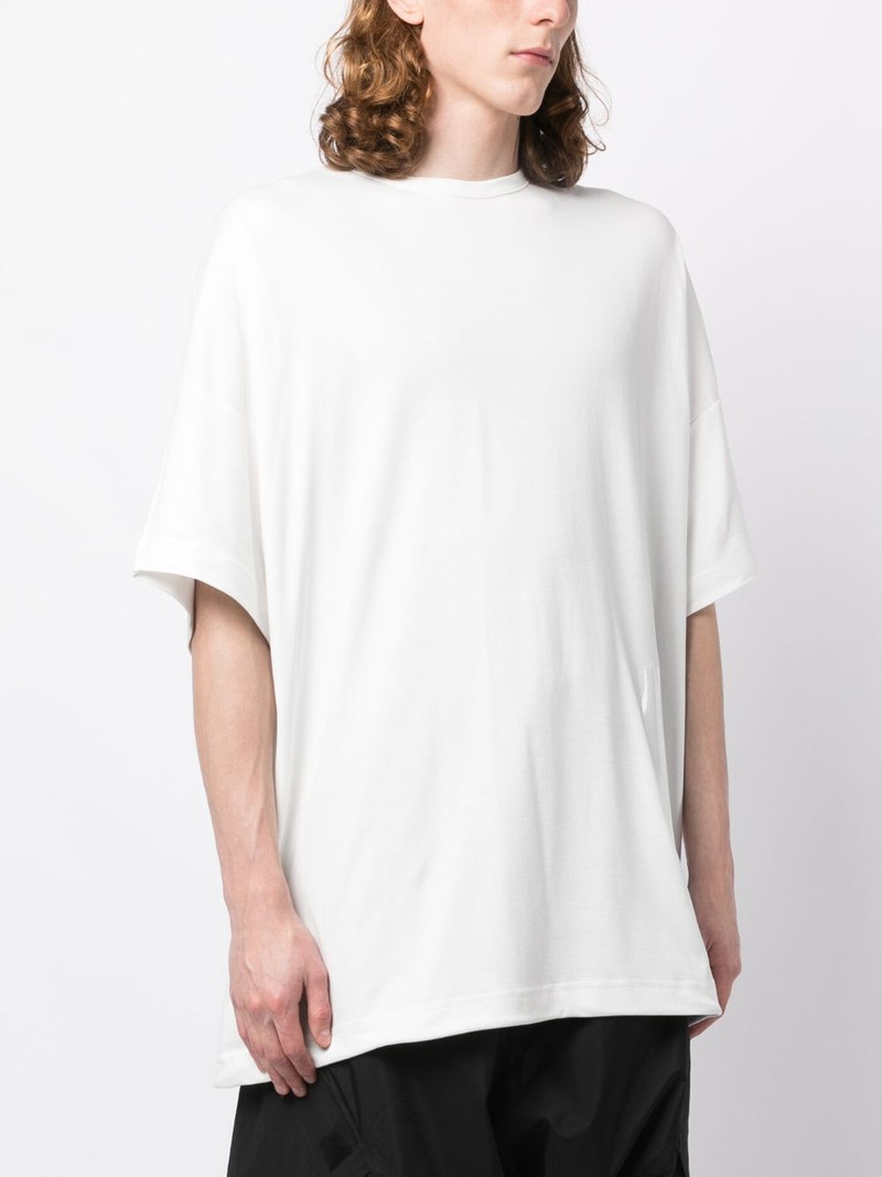 bow-detailed 면 T 셔츠 3