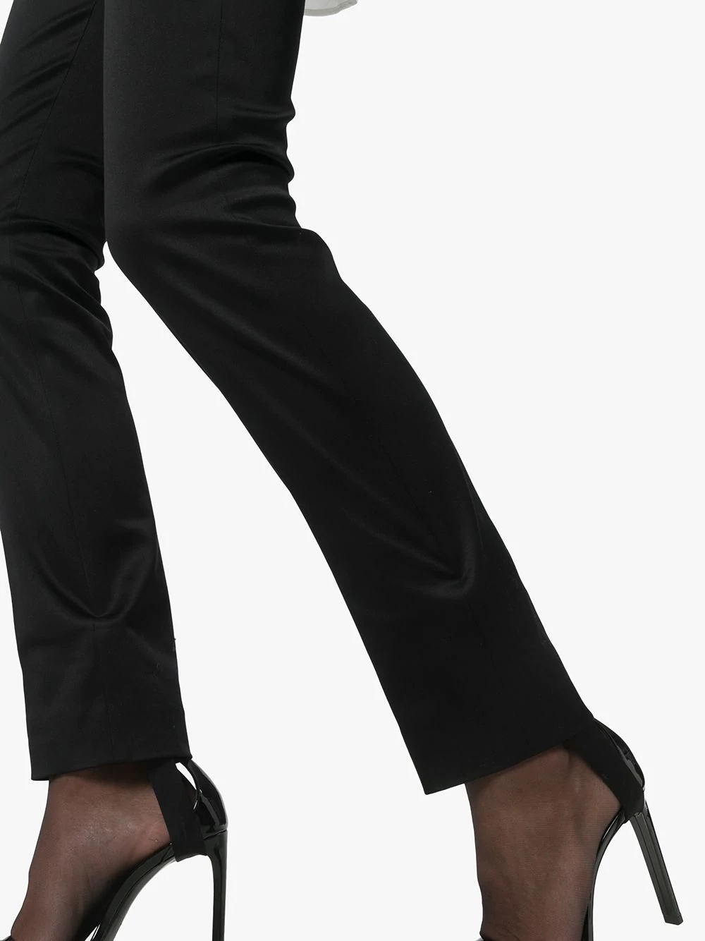 detachable stirrup slim leg trousers - 5