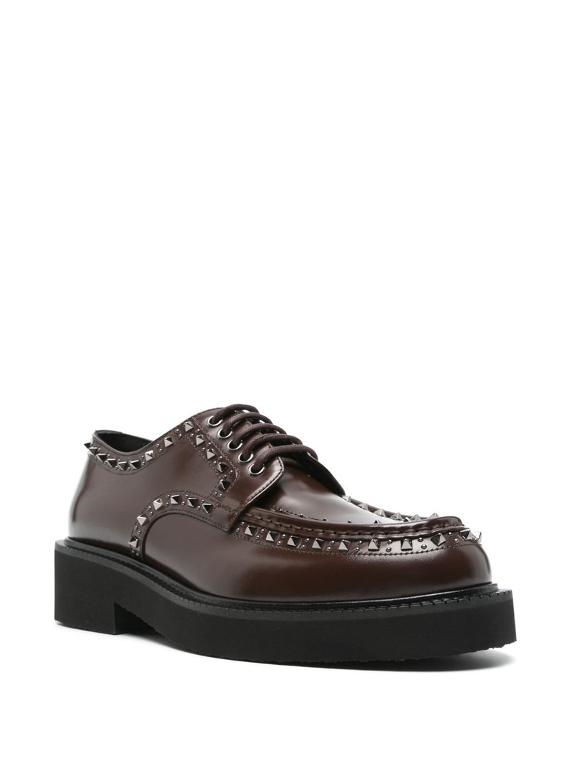 Valentino Rockstud-embellished Derby shoes outlook