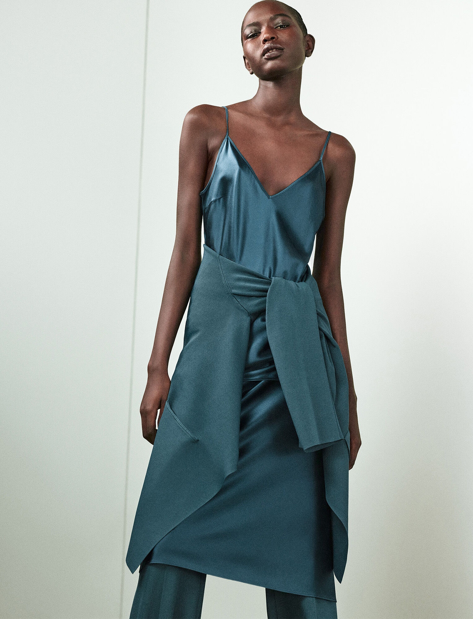 Silk Satin Isaak Skirt - 6