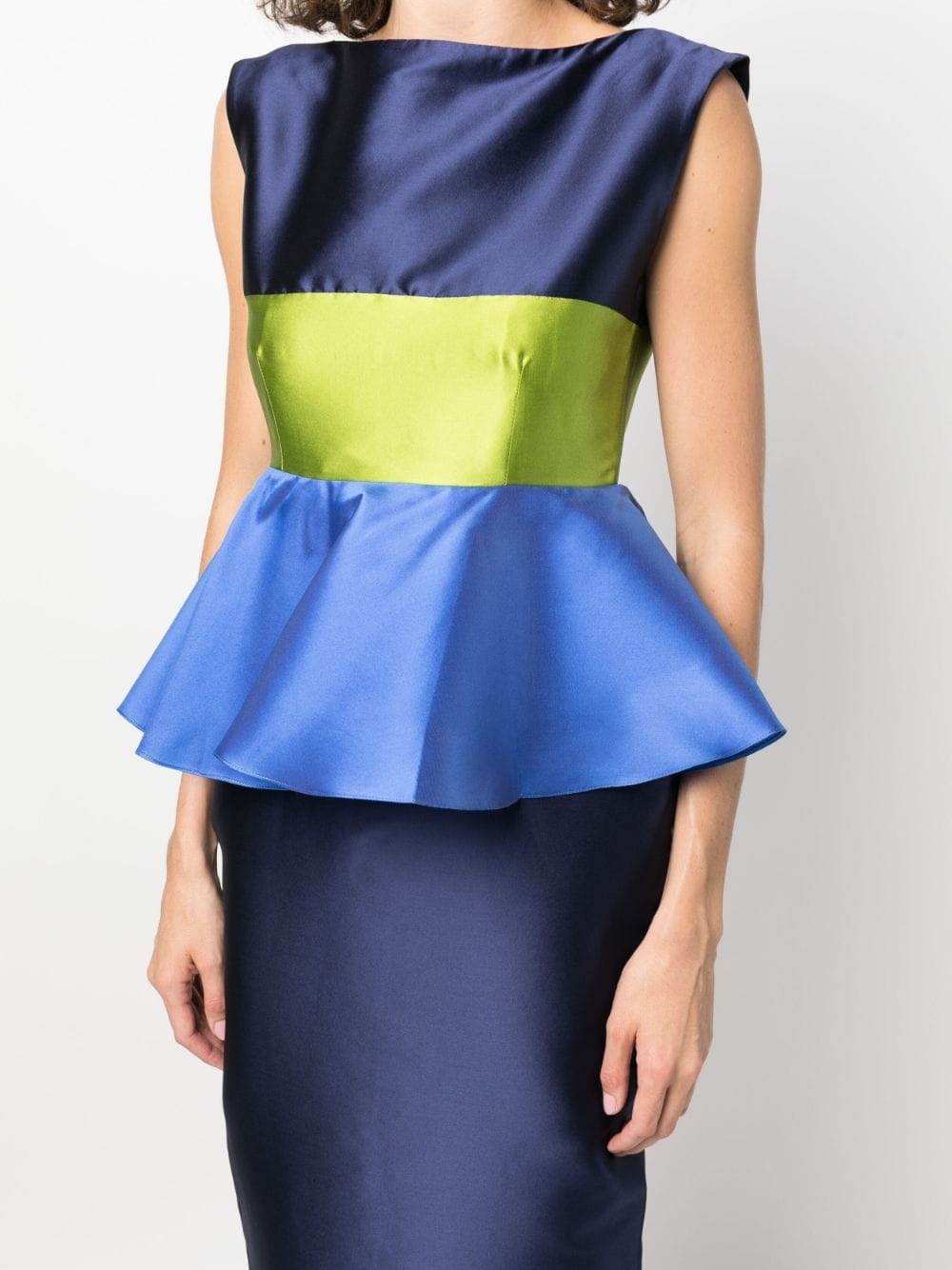 Cy colour-block midi dress - 5